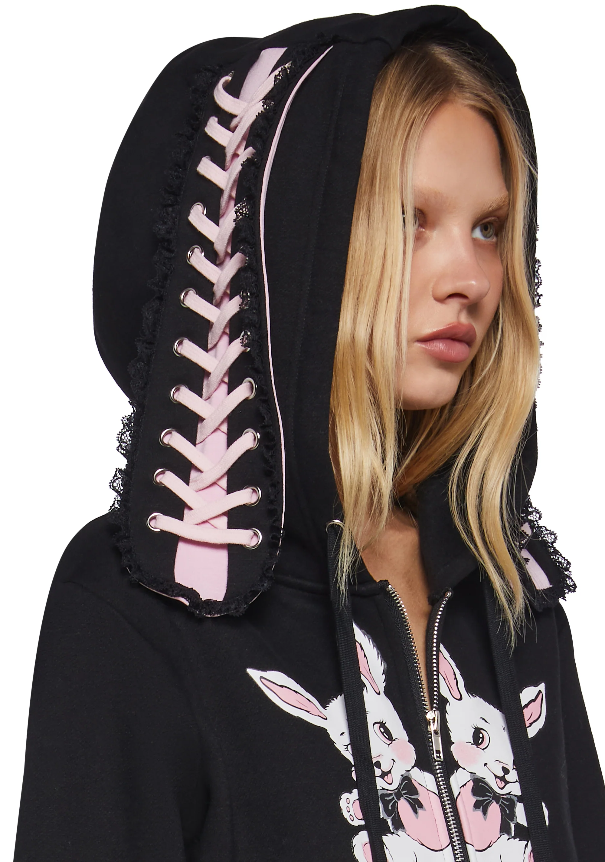 Bunny Boo Hoodie With Ears - Image 5
