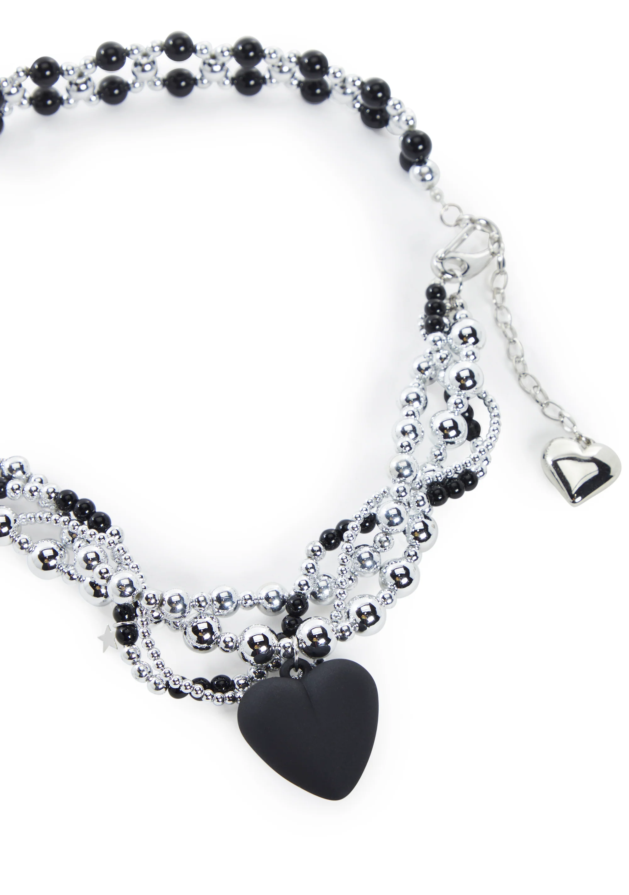 Twisted Heart Statement Necklace - Image 2