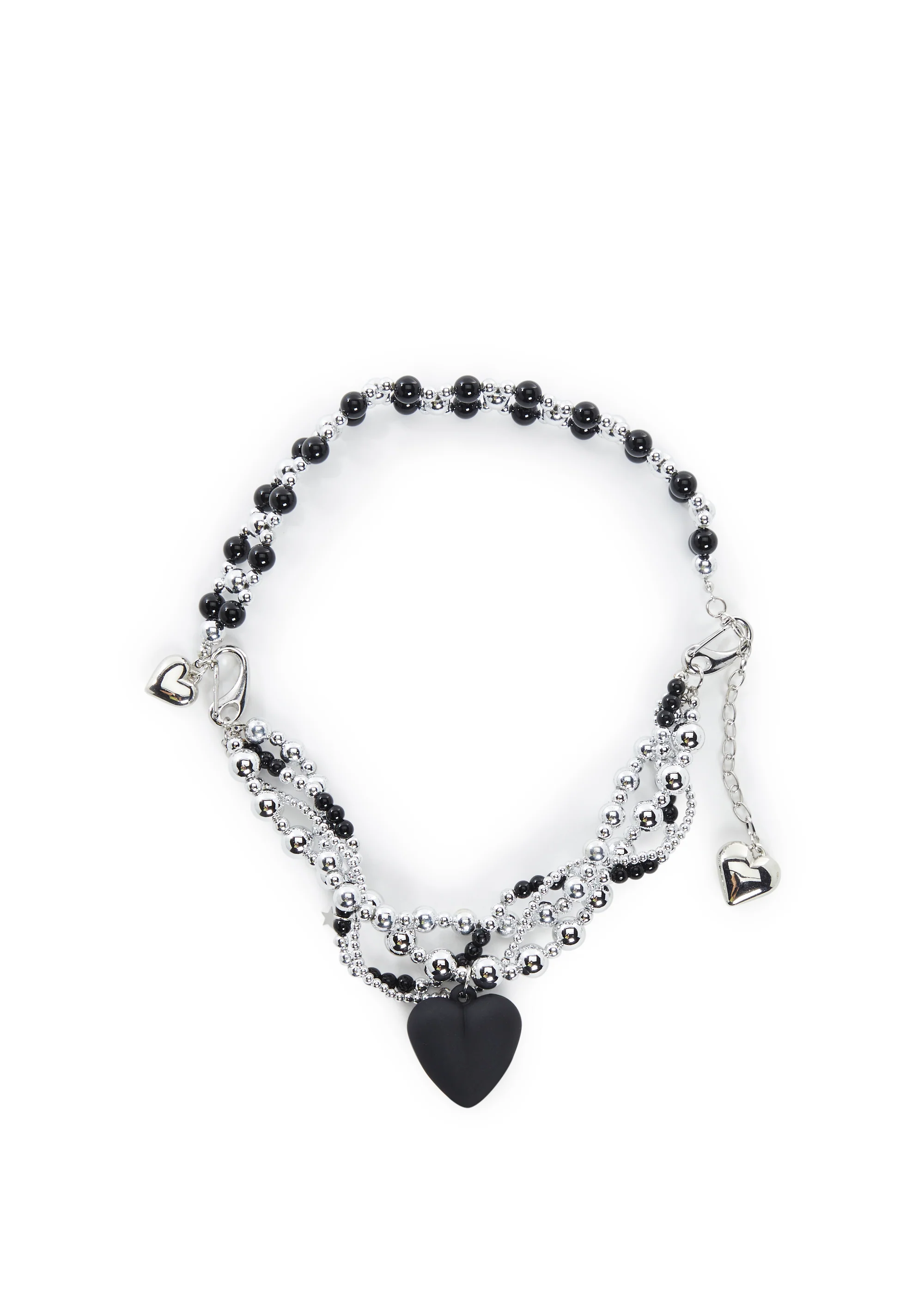 Twisted Heart Statement Necklace - Image 3