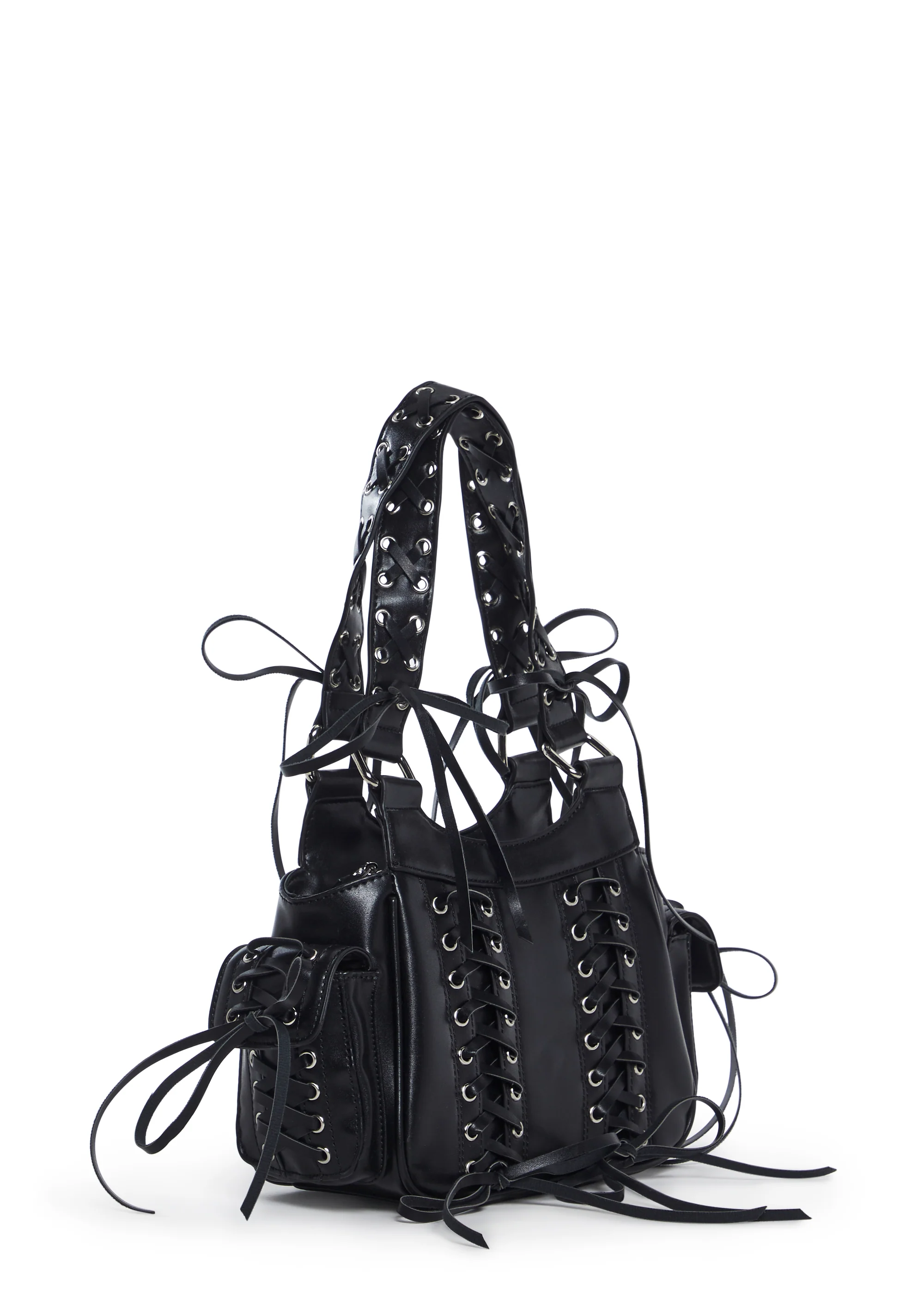 Twisted Scene Shoulder Bag - Black - Image 3
