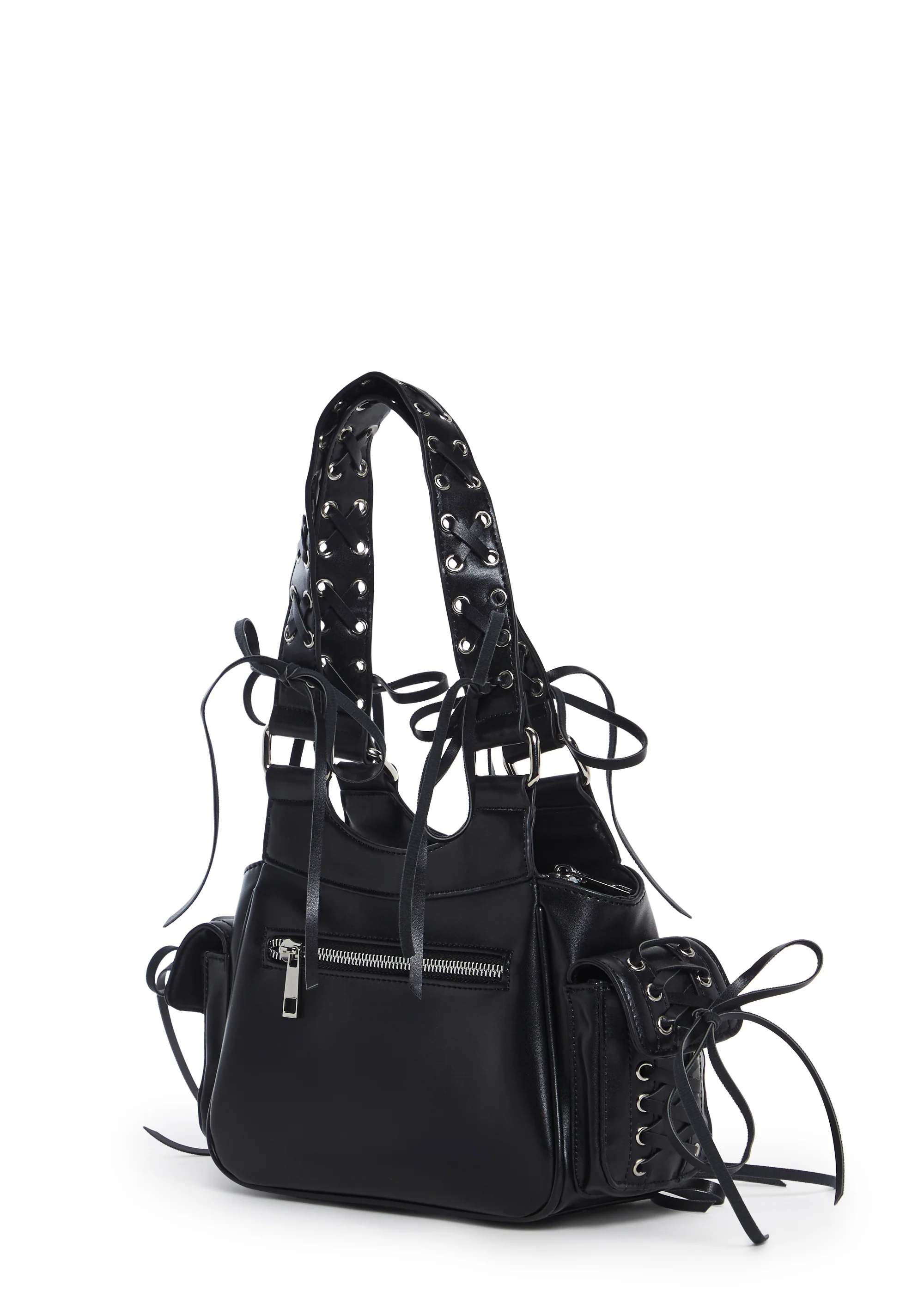Twisted Scene Shoulder Bag - Black - Image 4