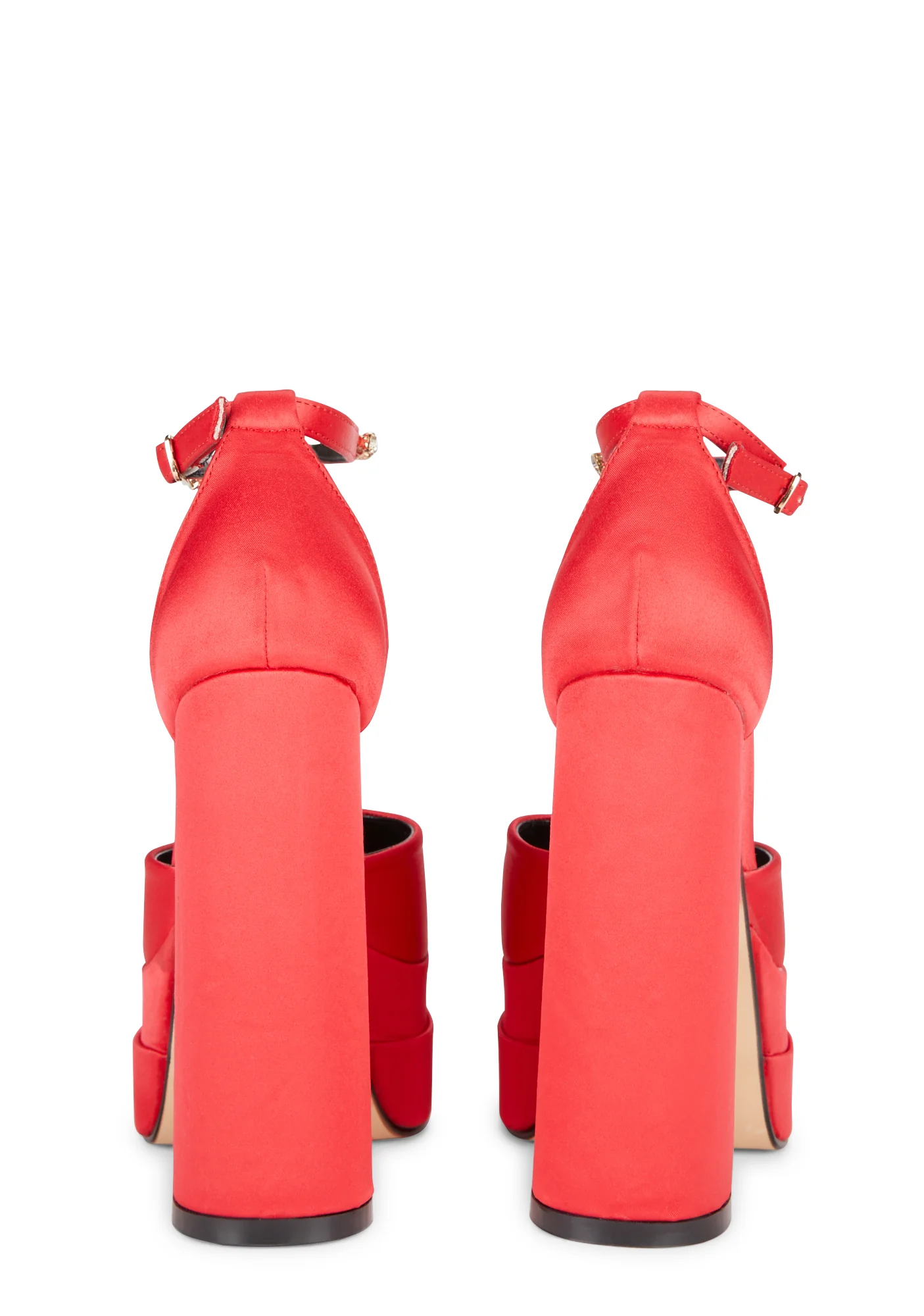 Typhoon Platform Heels - Red - Image 10