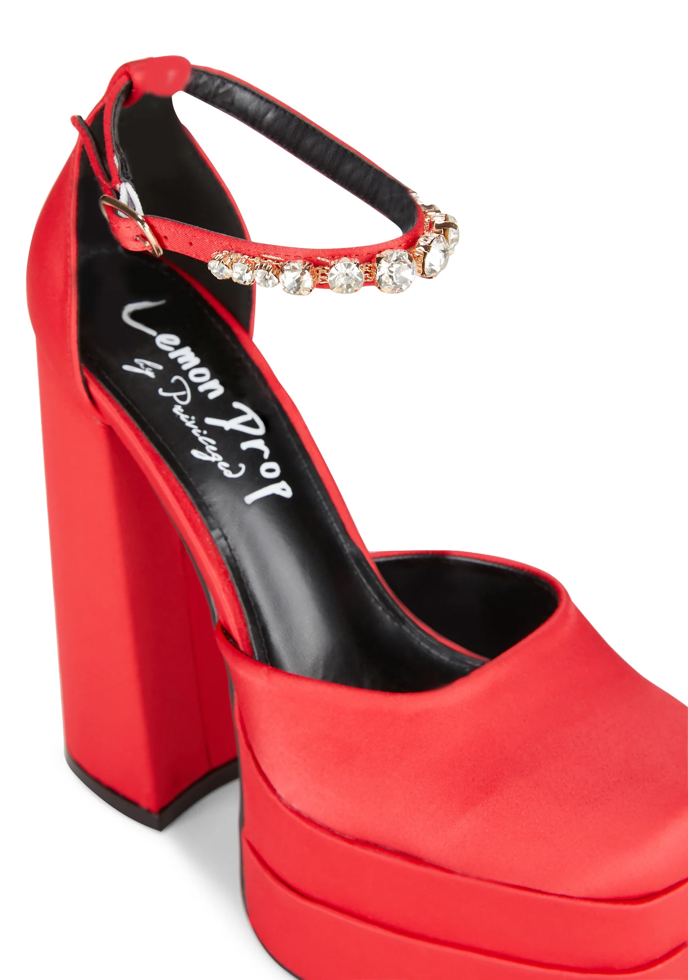 Typhoon Platform Heels - Red - Image 13