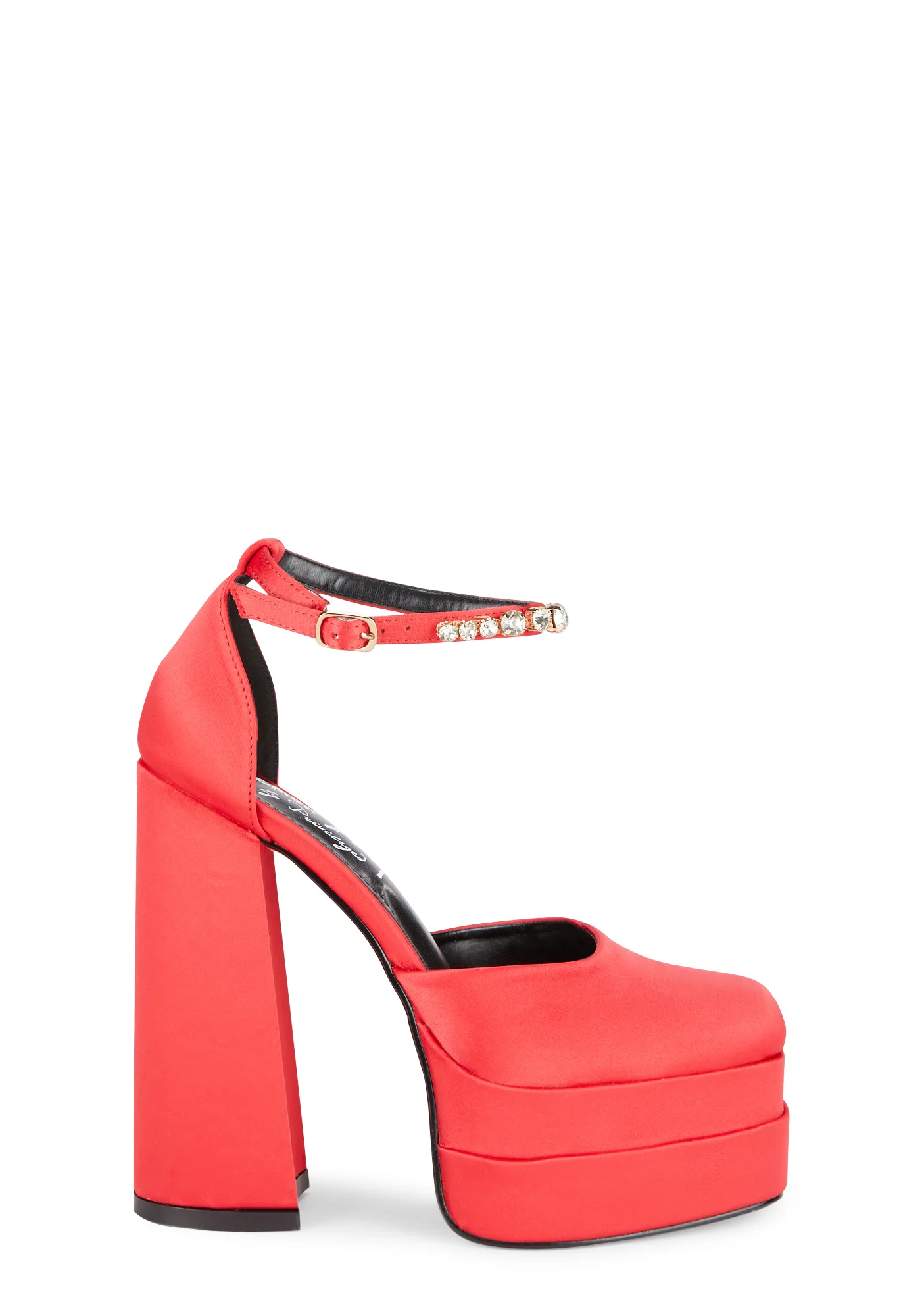 Typhoon Platform Heels - Red - Image 6