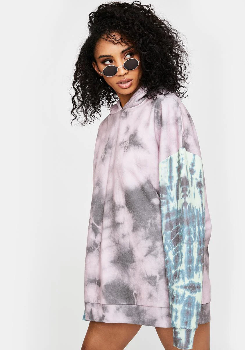 UFO Multi Tie Dye Hoodie - Image 4