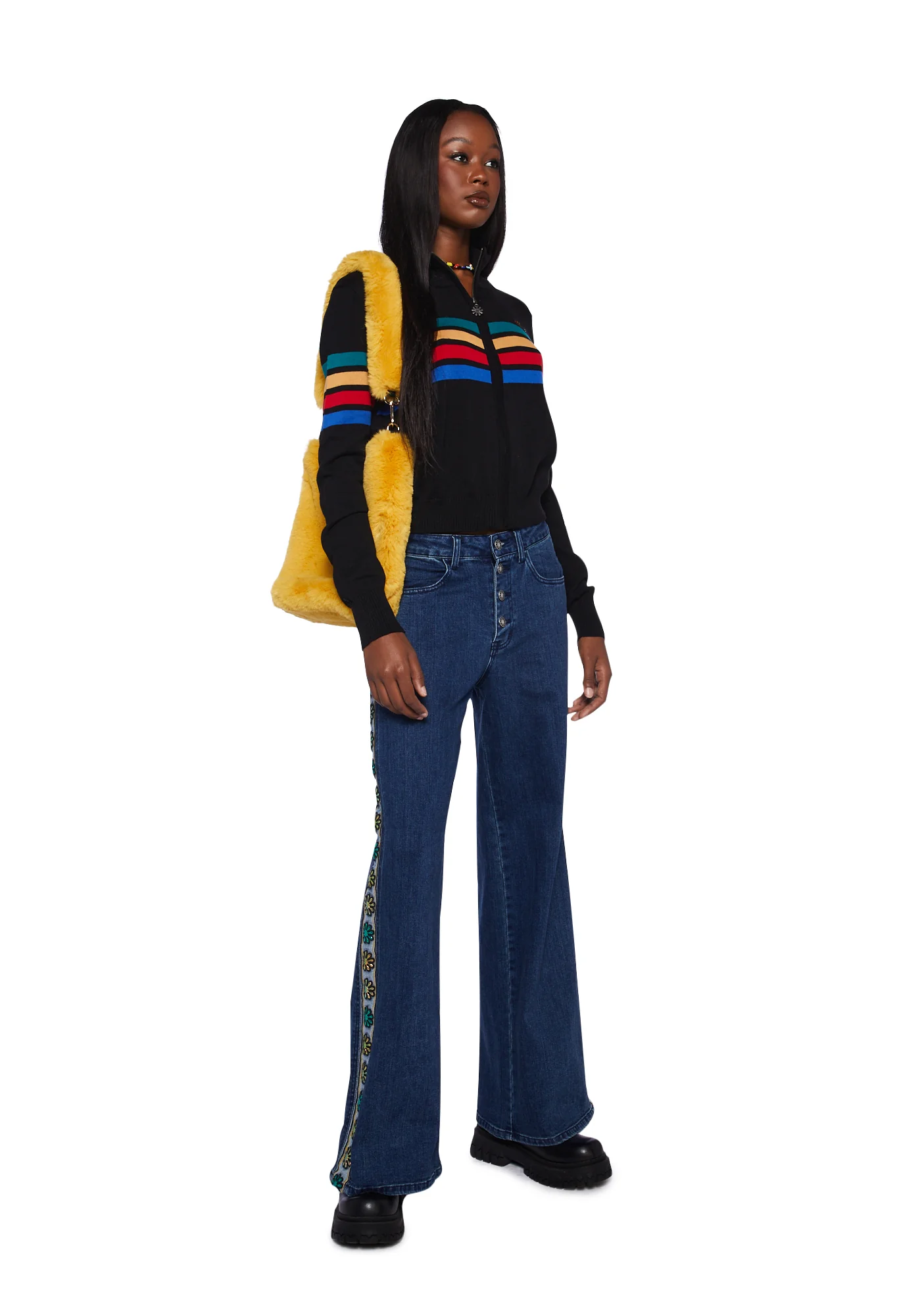 Ultimate Throwback Zip-Up Sweater - Black - Image 2