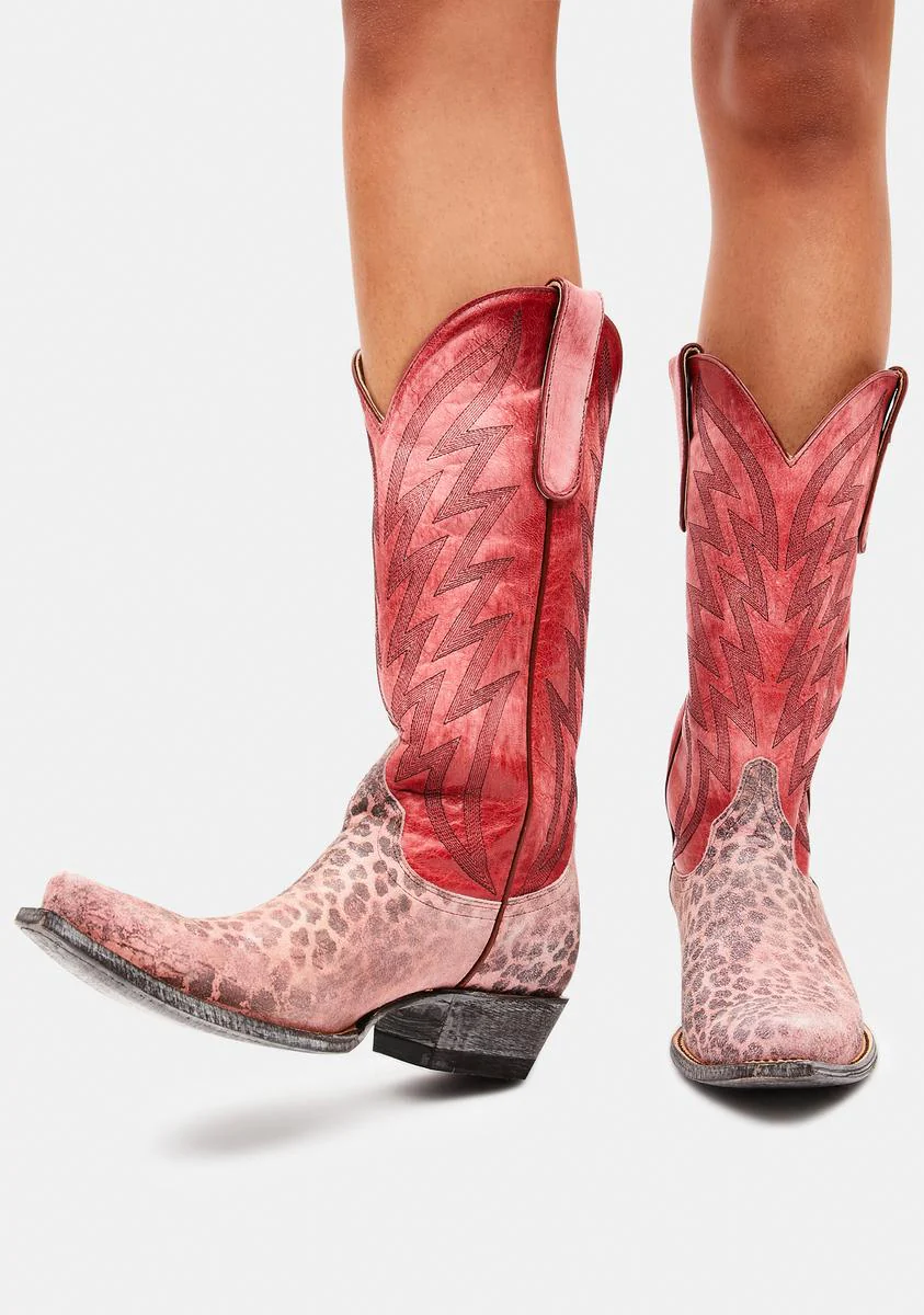 Uma Leather Cowboy Boots - Image 2