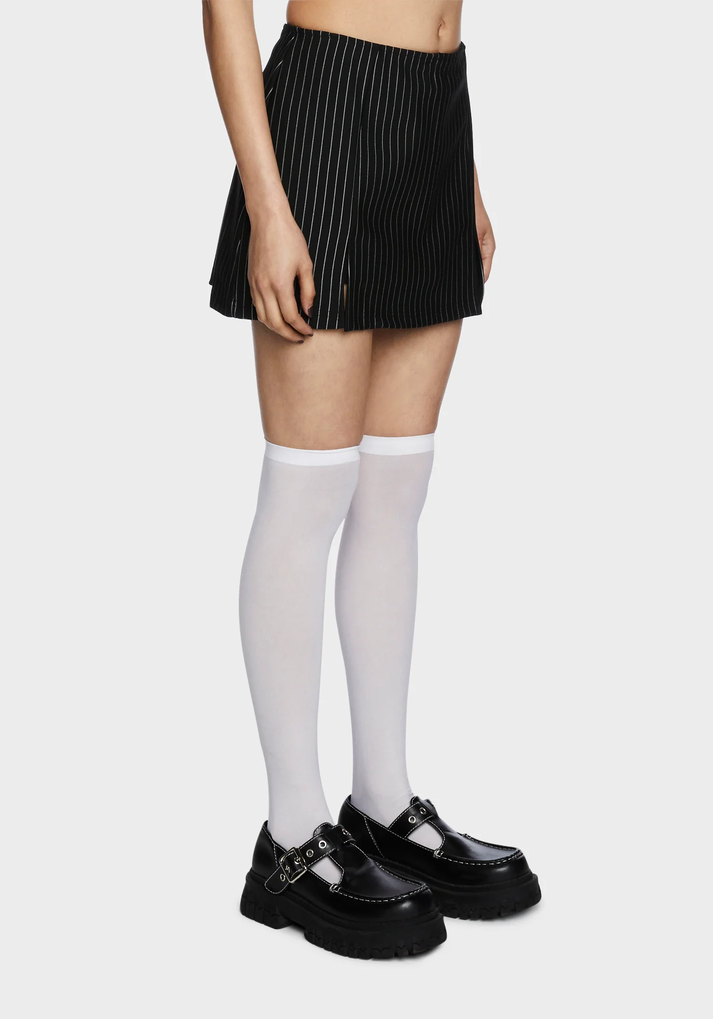 Under The Boardwalk Mini Skort - Pinstripe - Image 3