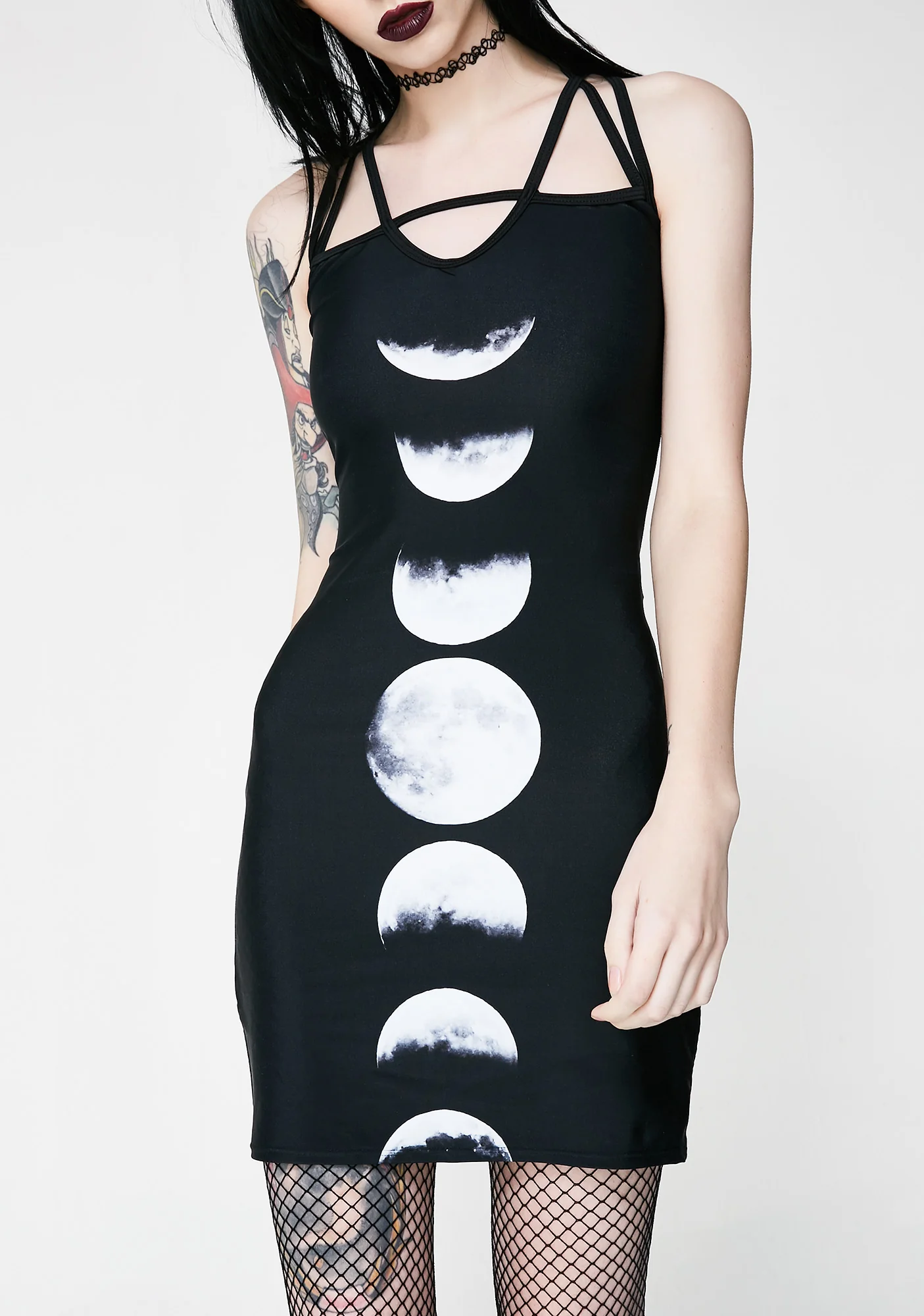Under The Moonlight Strappy Dress - Image 3