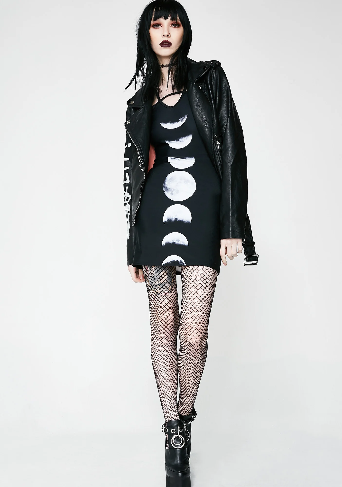 Under The Moonlight Strappy Dress - Image 5