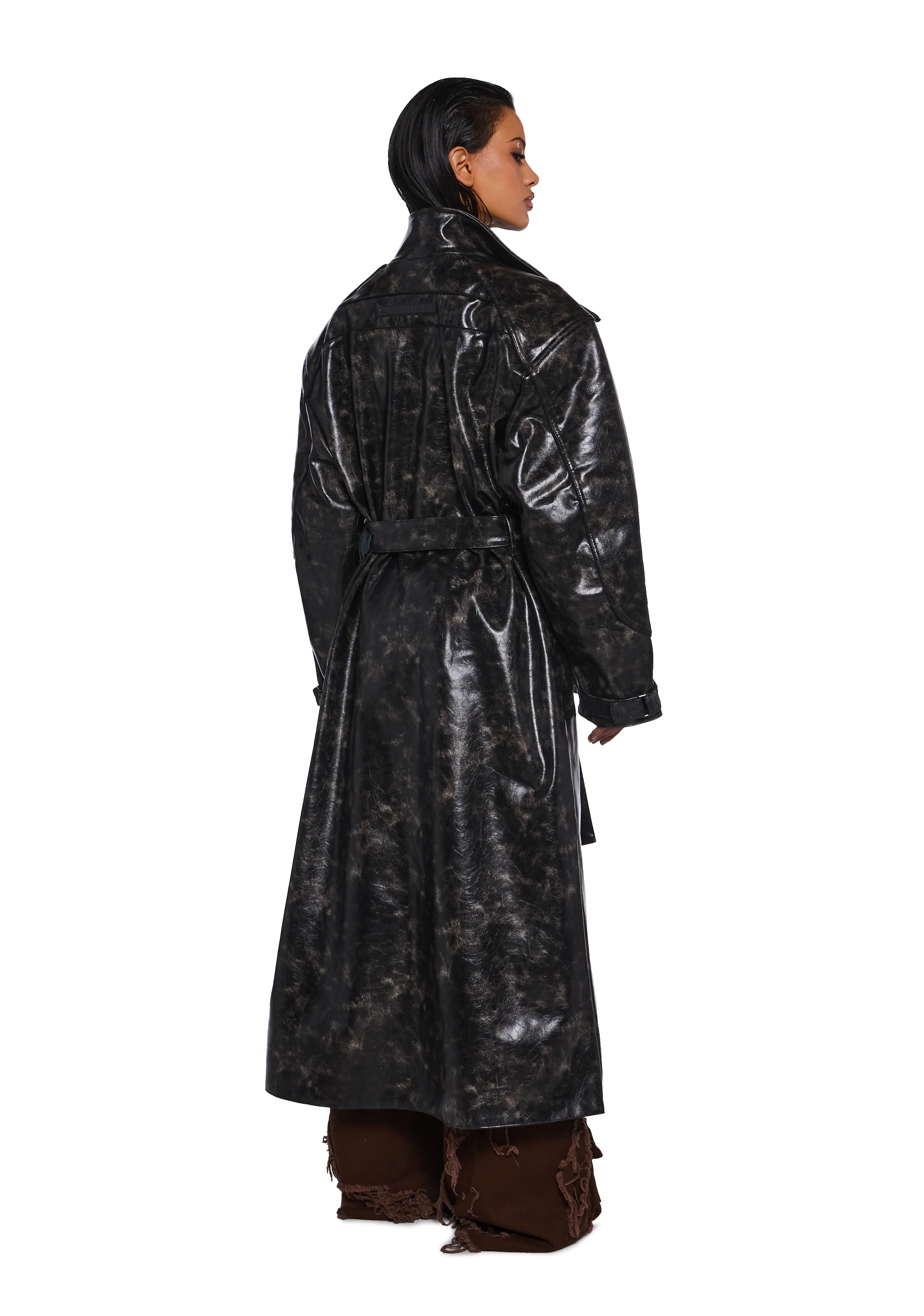 Undercover Leather Coat - Image 4