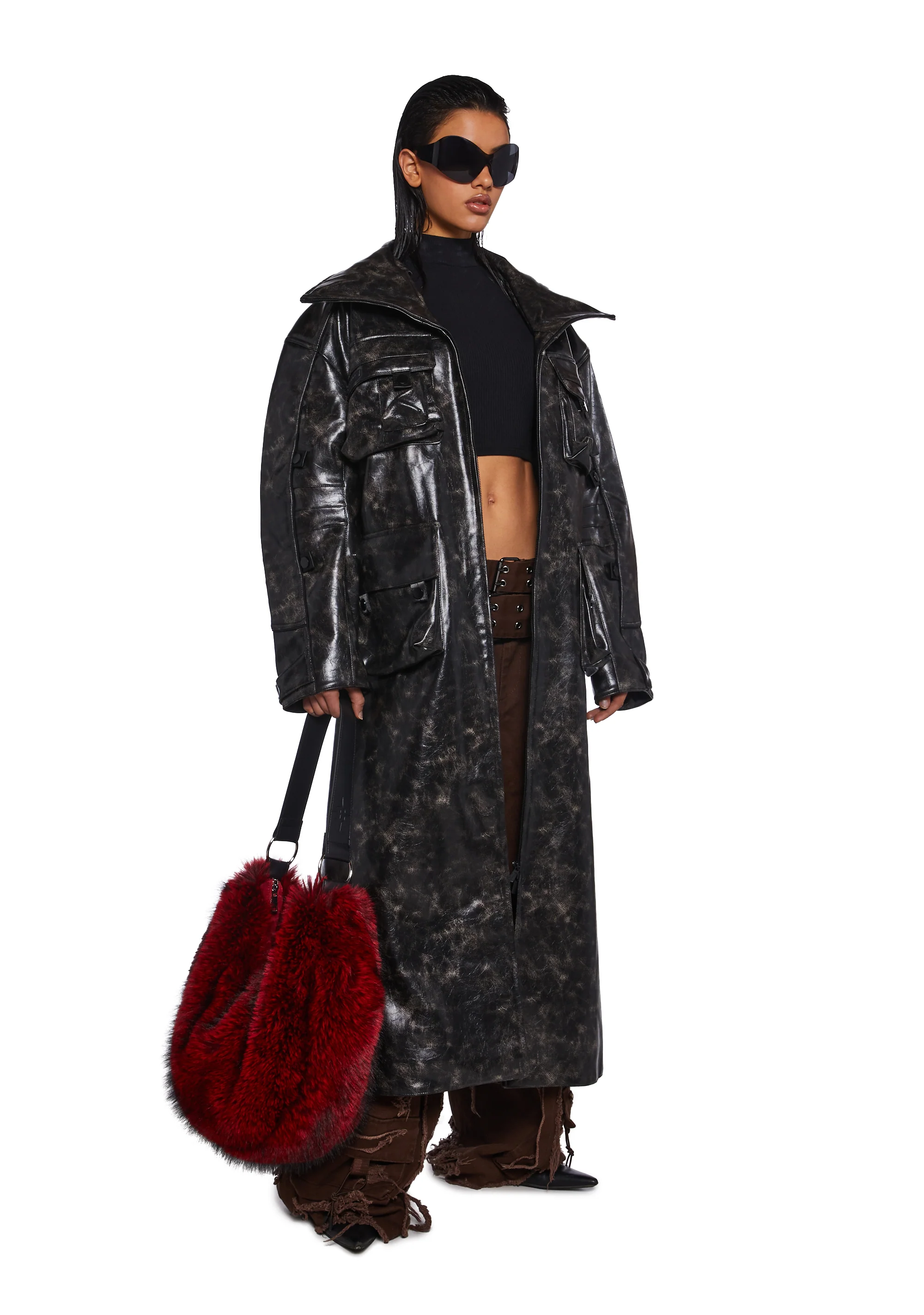 Undercover Leather Coat - Image 6