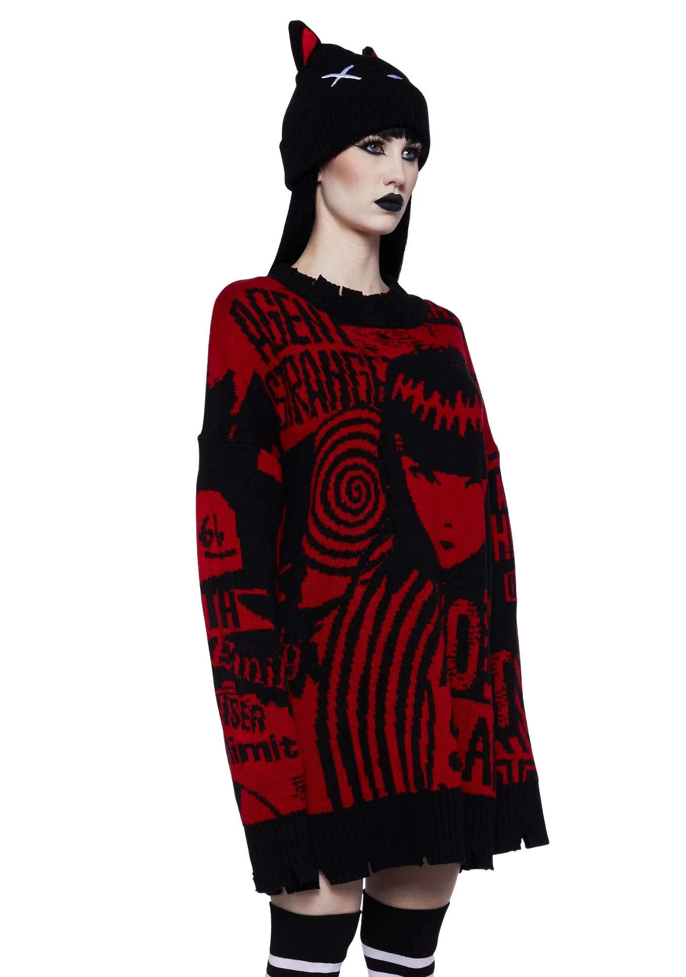 Underground Rockstar Intarsia Sweater - Image 3