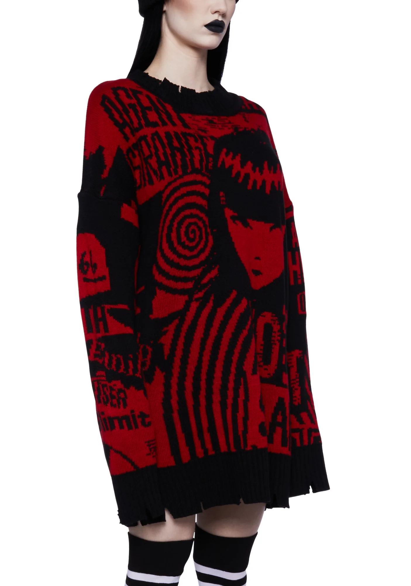 Underground Rockstar Intarsia Sweater - Image 5
