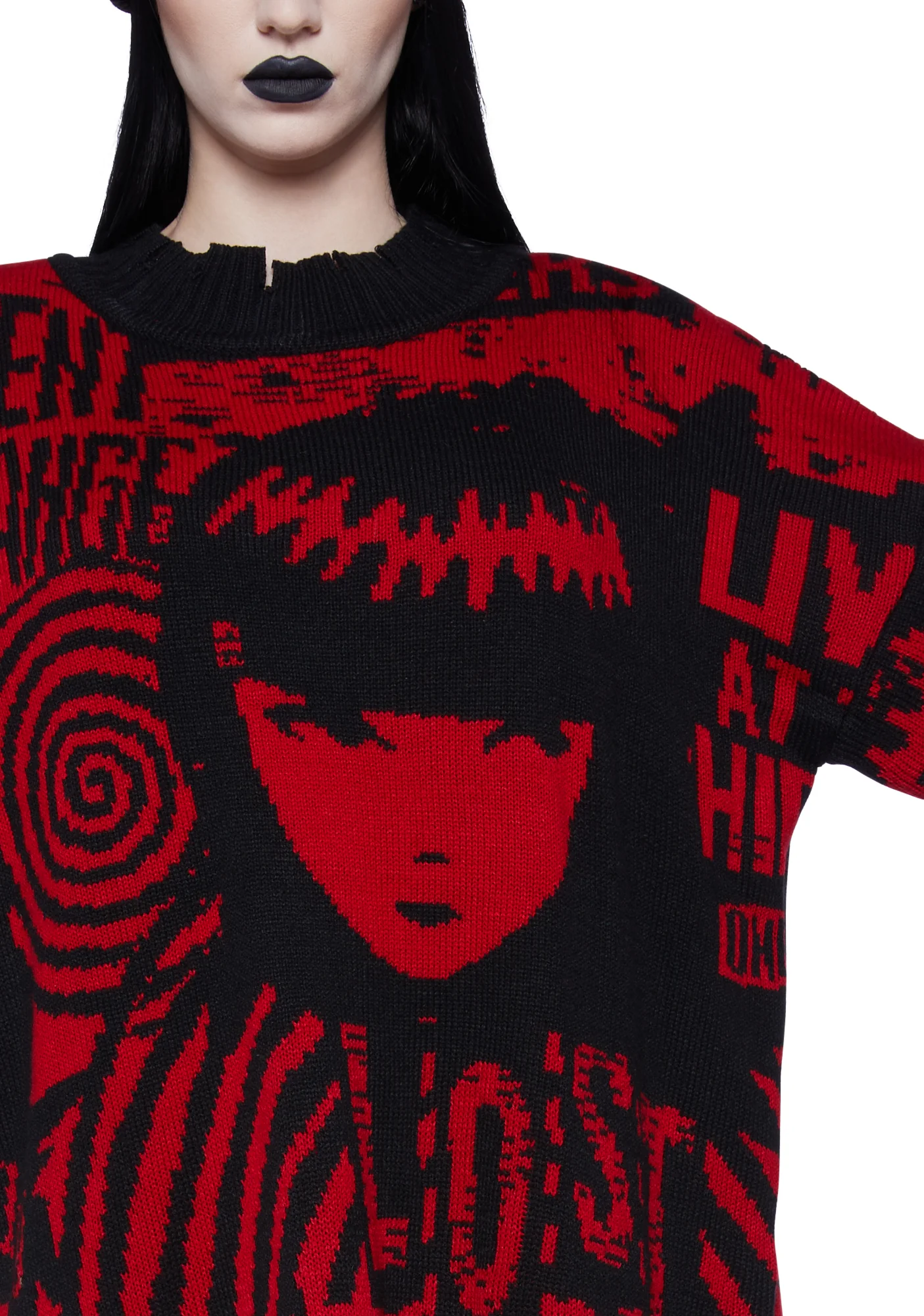 Underground Rockstar Intarsia Sweater - Image 6