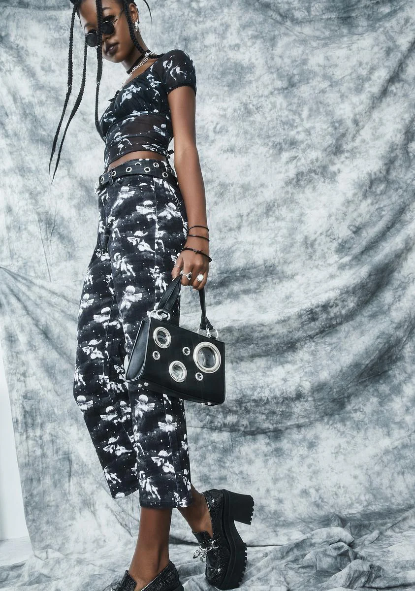 Unholy Spirit Printed Twill Jeans - Image 2