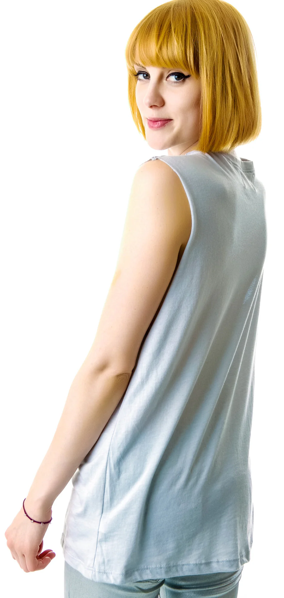 Unicorn Sparkles Tank - Light Gray - Image 6