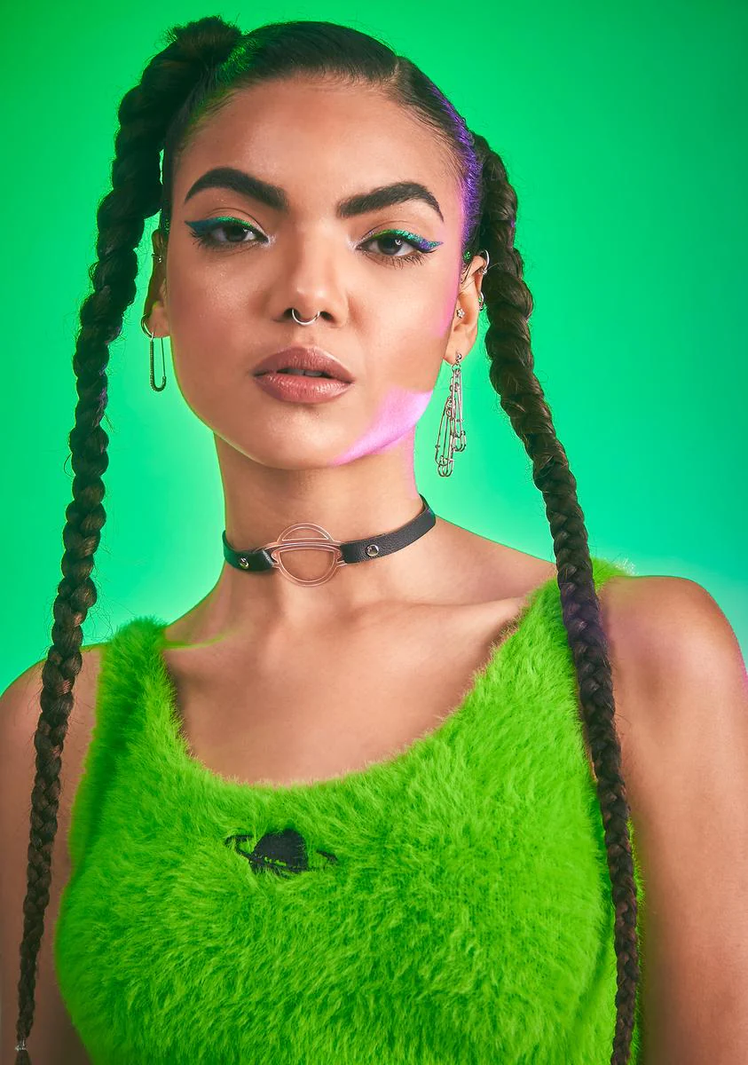 Universal Truth Vegan Leather Choker - Image 4