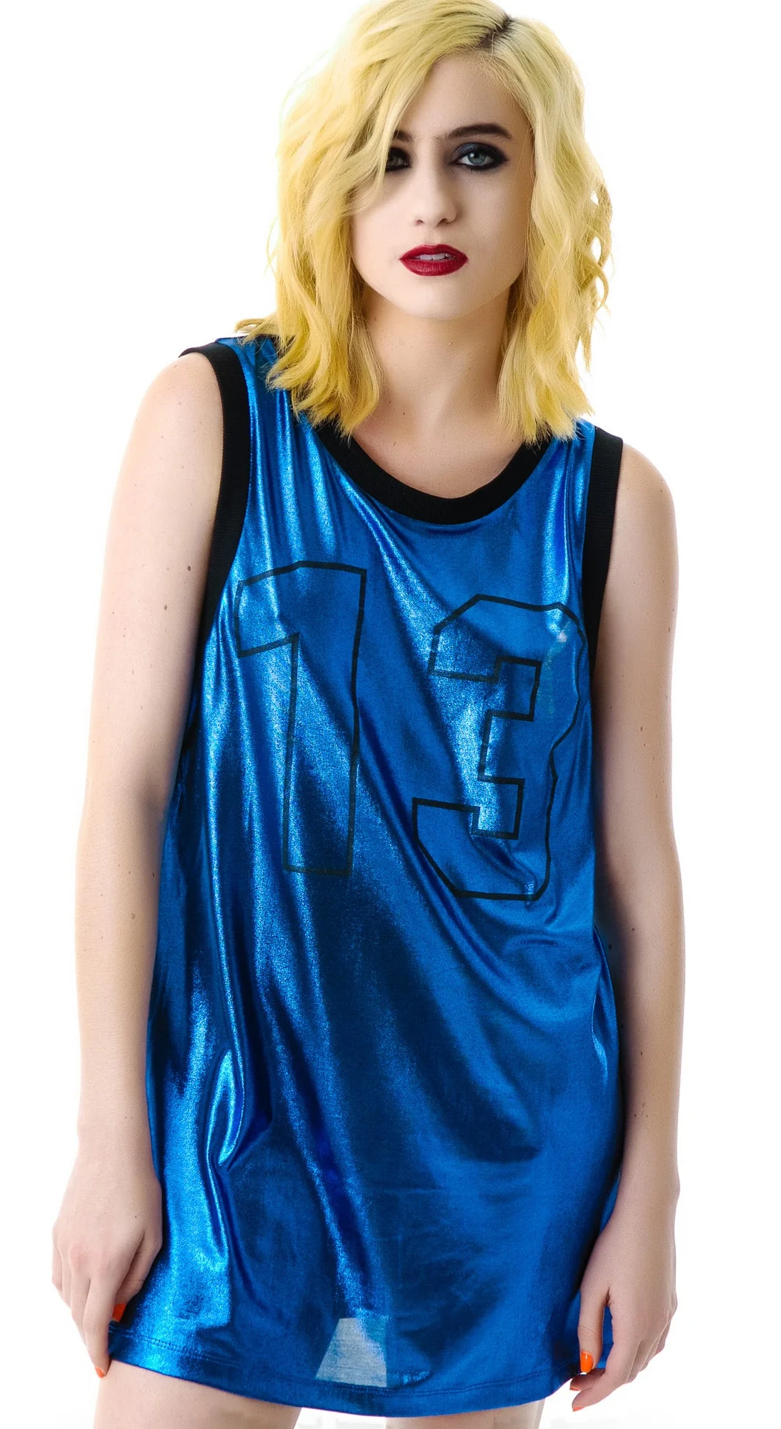 Unlucky 13 Jersey Tank - Silver - Image 14