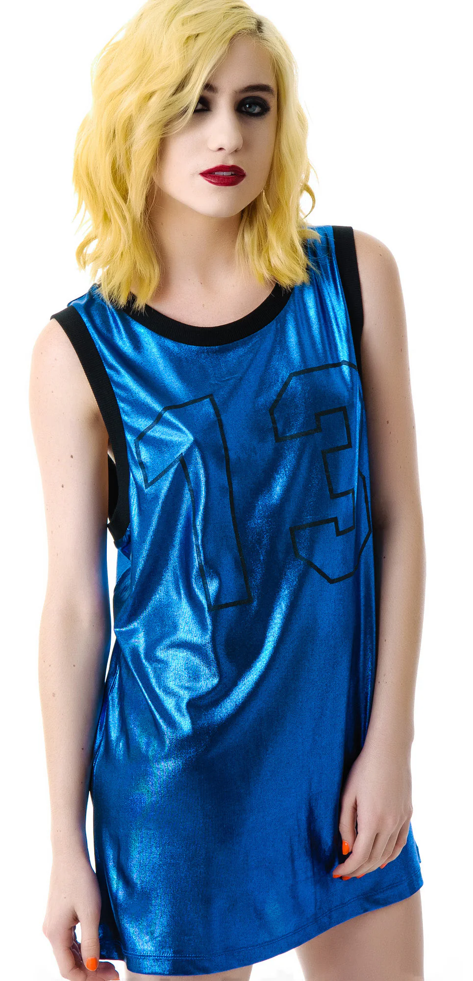 Unlucky 13 Jersey Tank - Silver - Image 15
