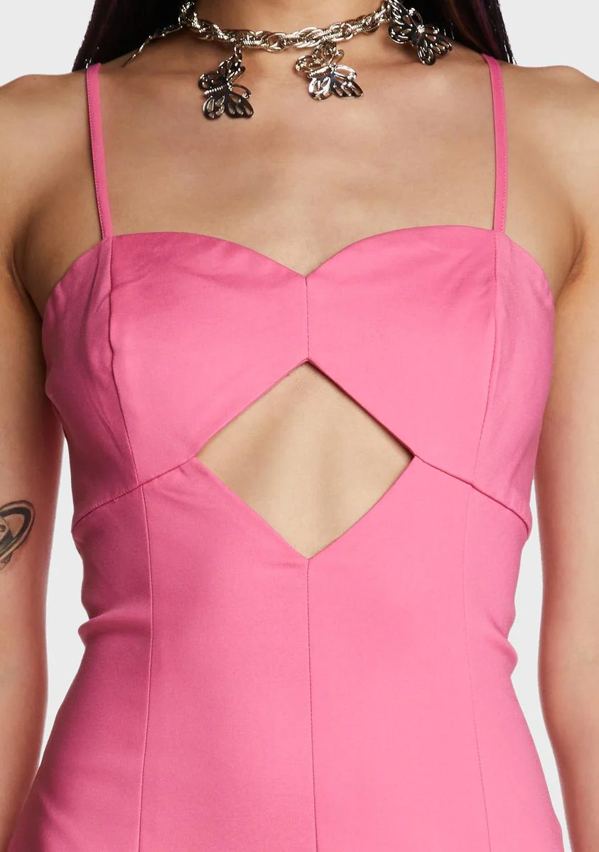 Unreal Romance Mini Dress - Pink - Image 2