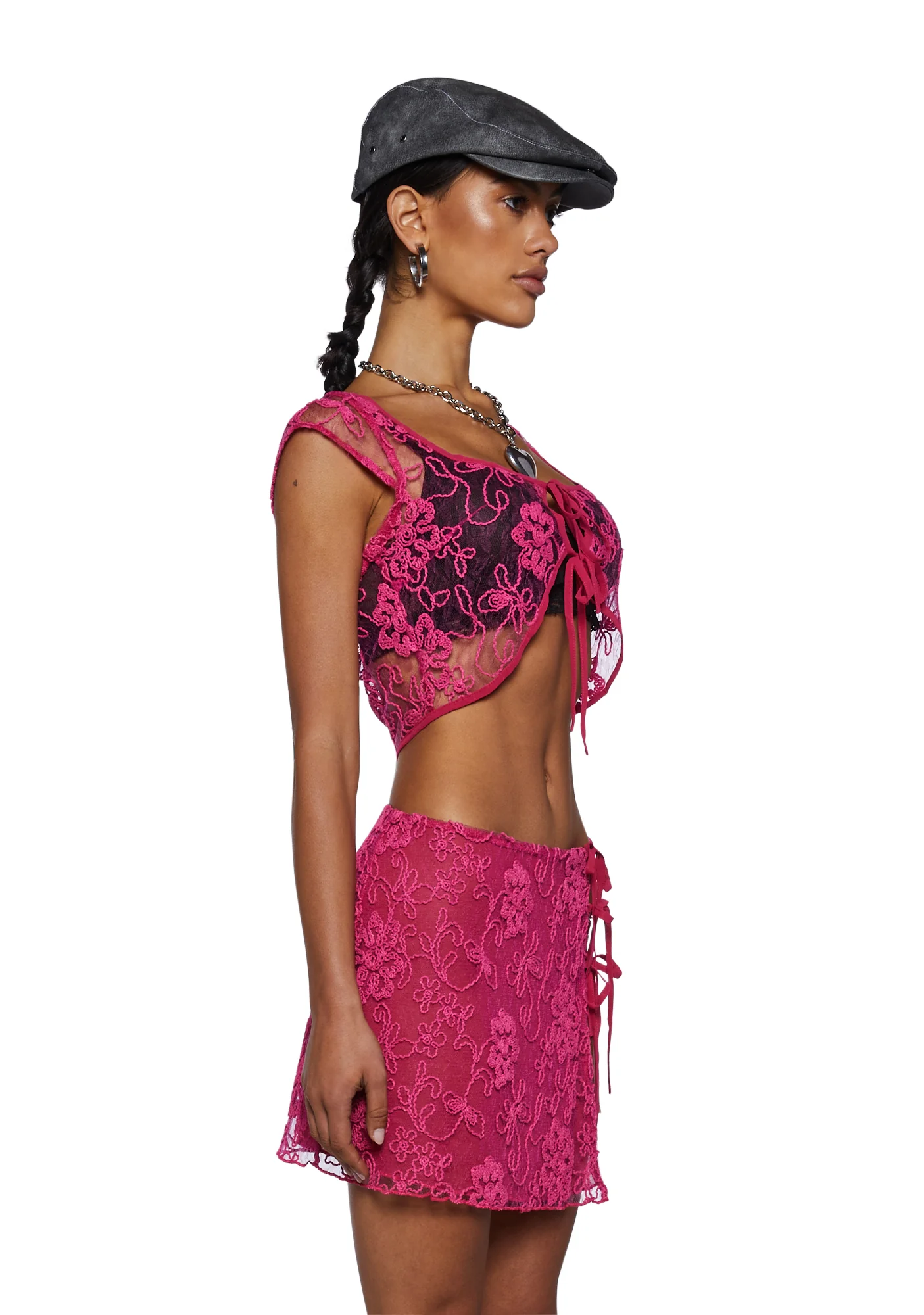Unwrap Me Sheer Applique Top - Image 3