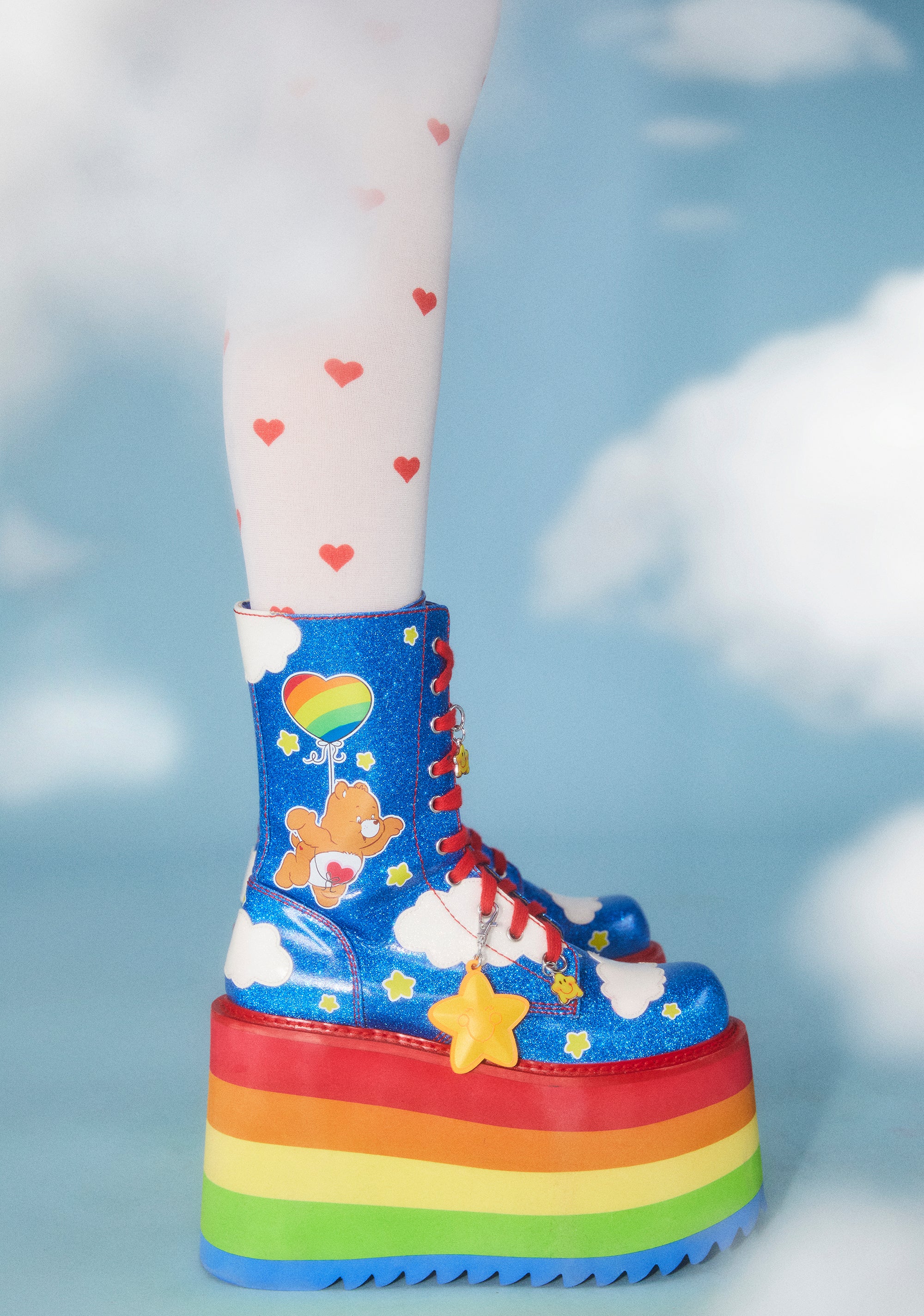 Up And Away Platform Boots - Rainbow - Image 5