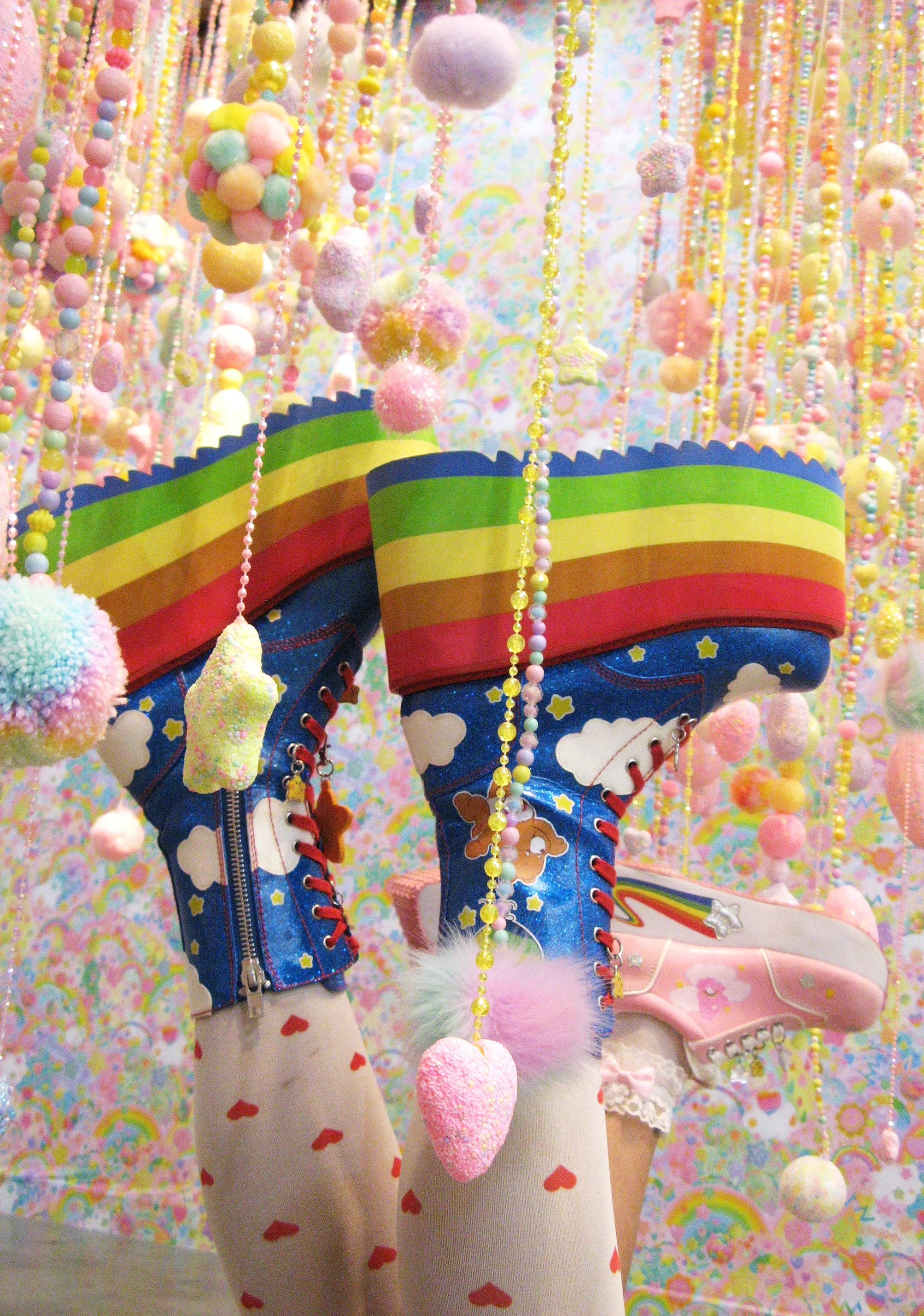 Up And Away Platform Boots - Rainbow - Image 6
