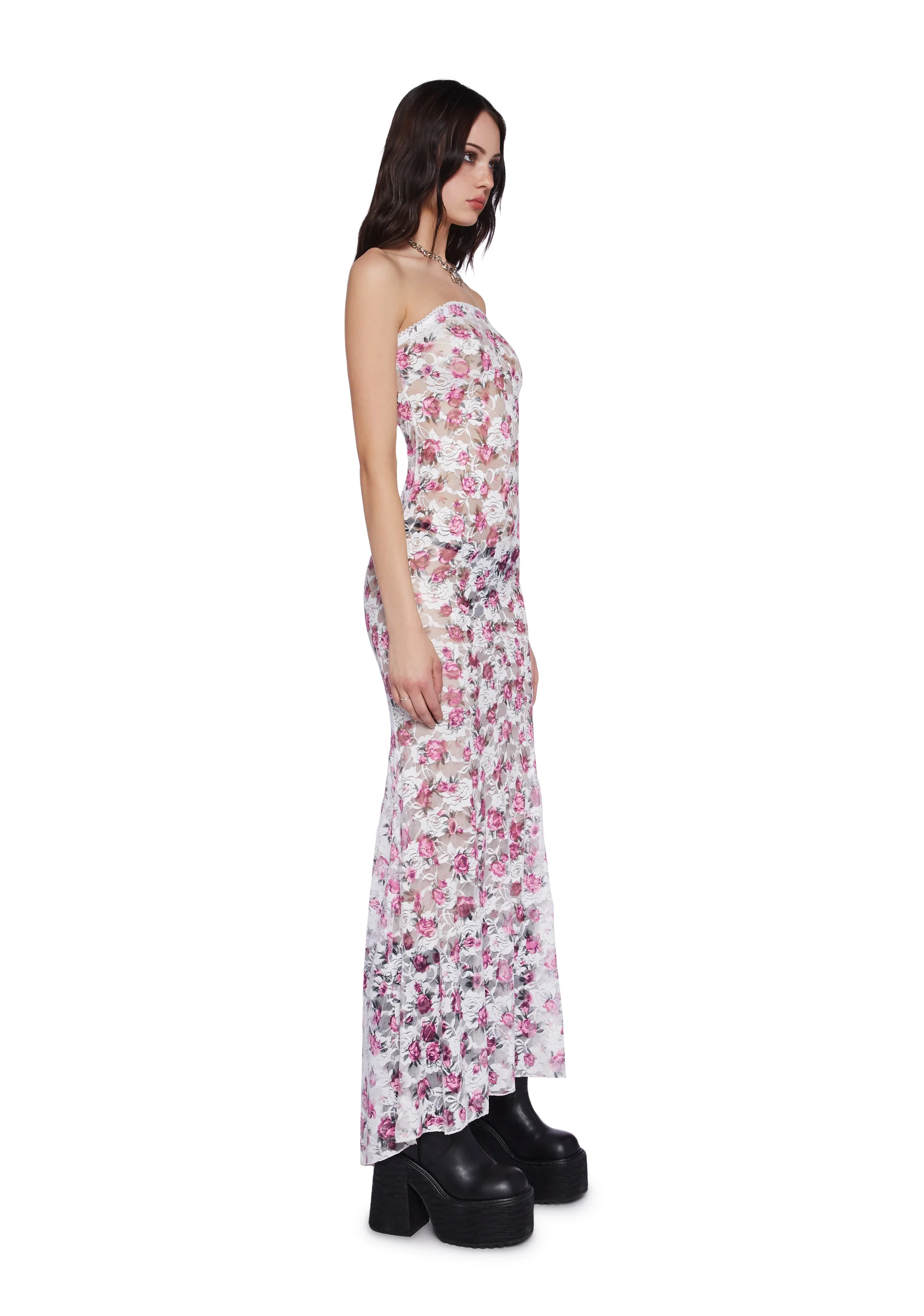Up On The Roof Floral Midi Dress - Image 3