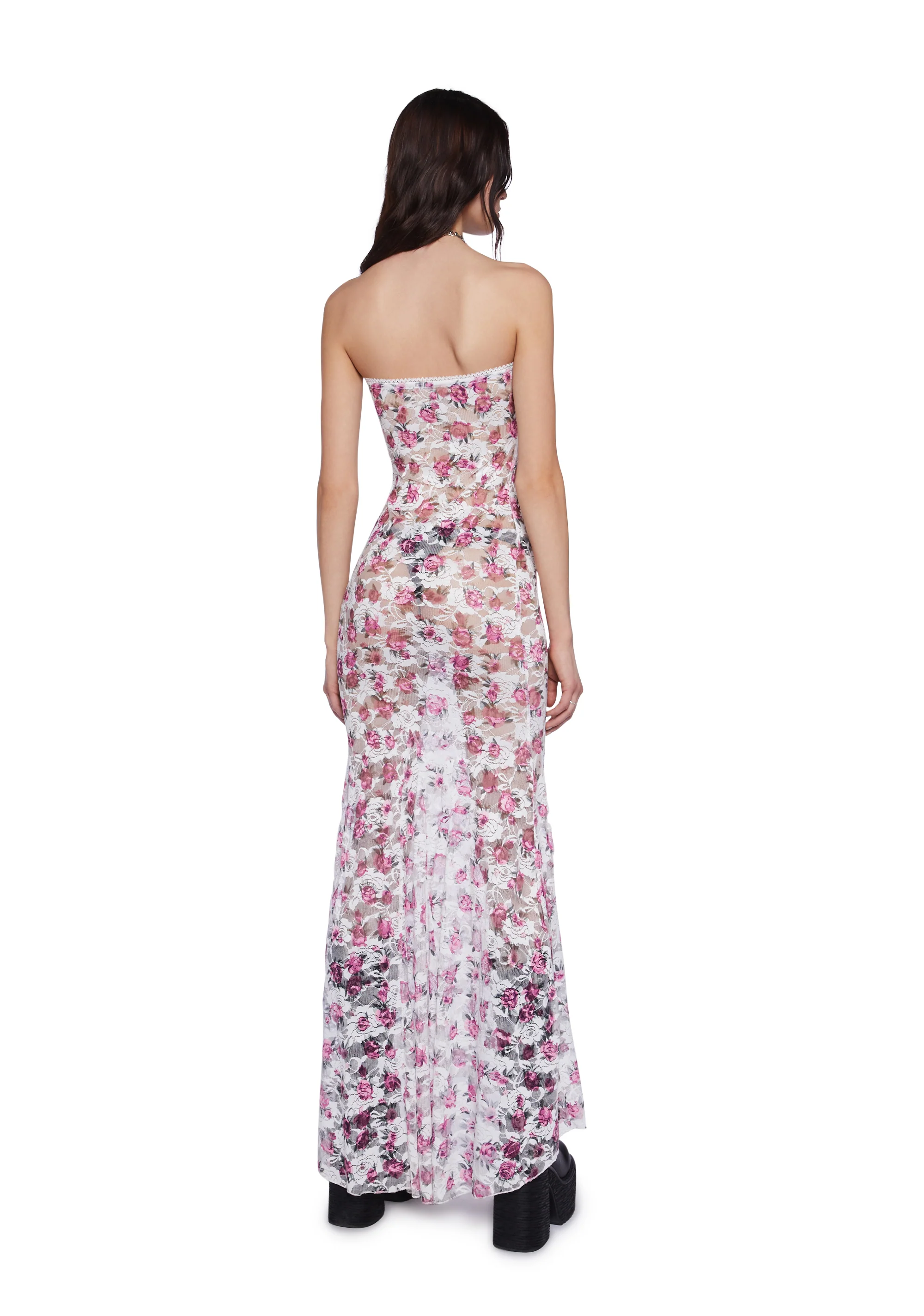 Up On The Roof Floral Midi Dress - Image 4