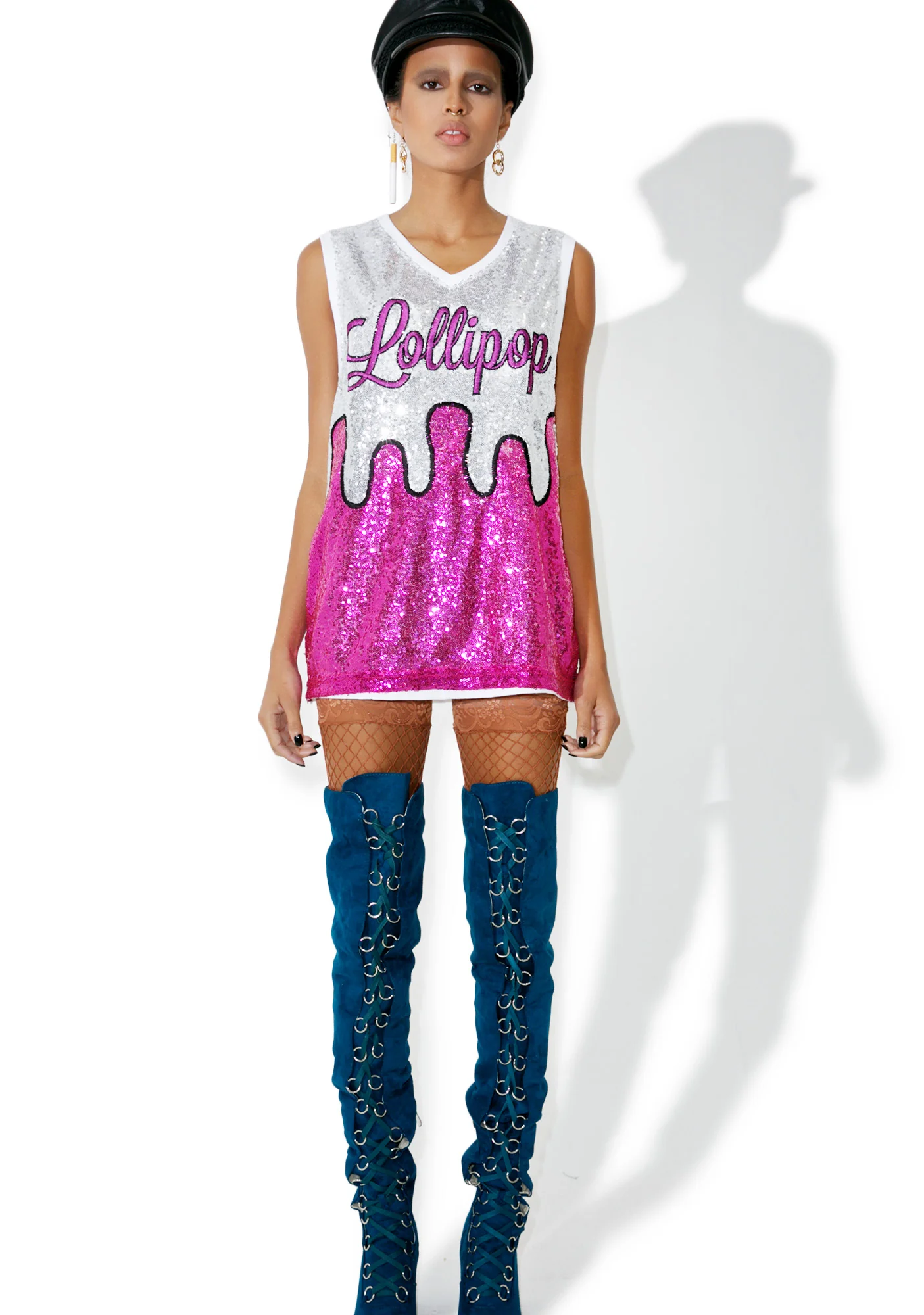 Ur A Sucker Sequin Tank - Image 5
