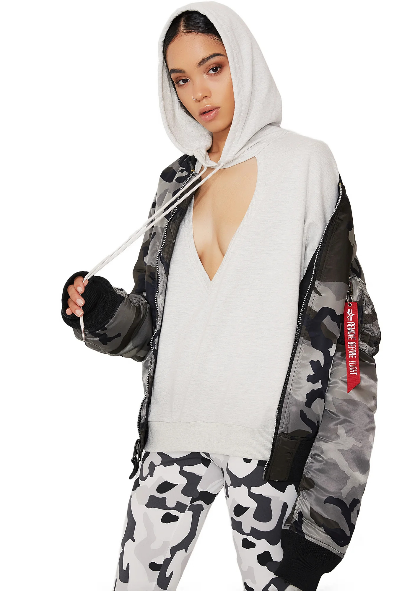 Ur Welcome Cut-Out Hoodie - Image 3