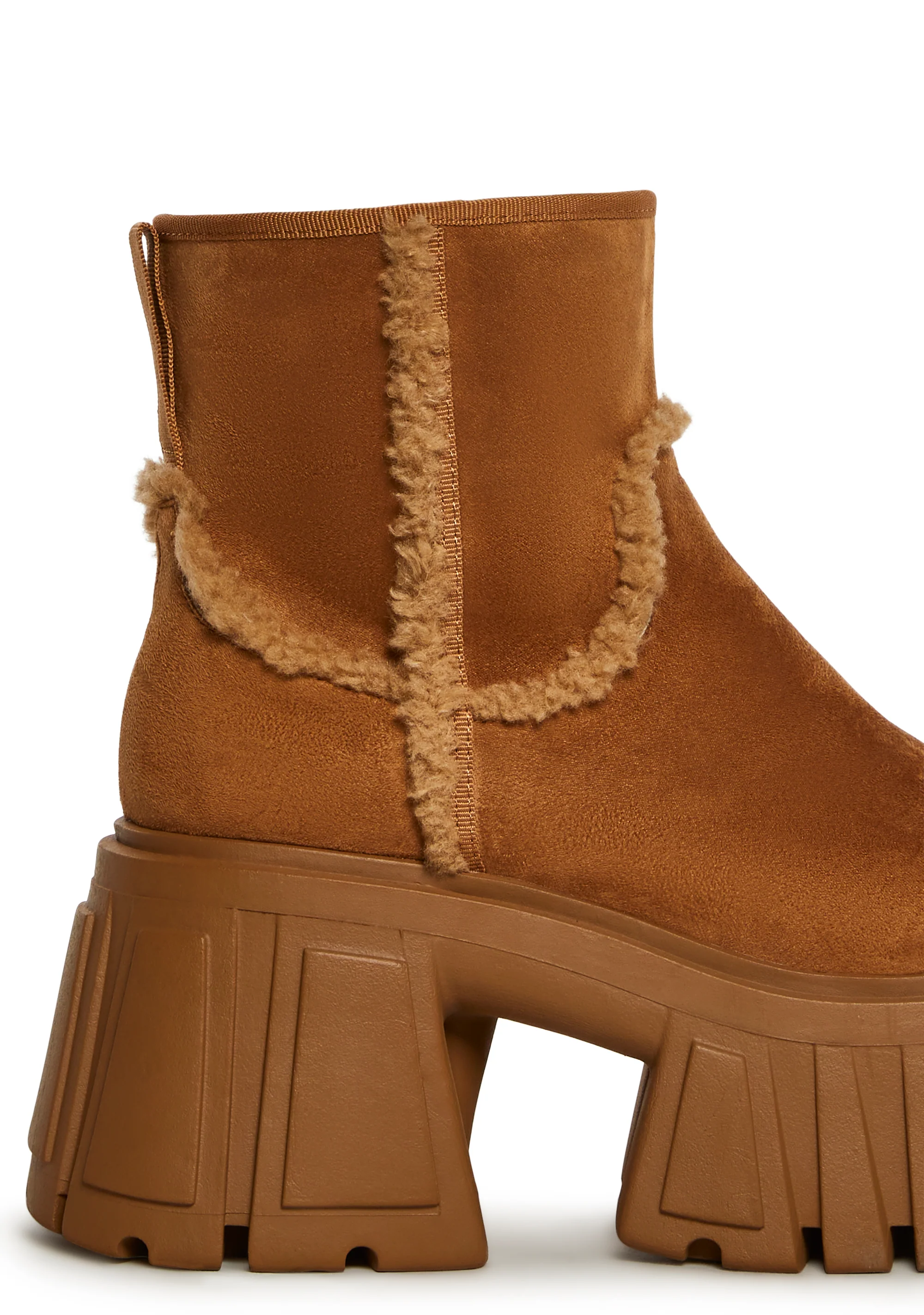 Utopia Faux Fur Chelsea Boots - Image 2