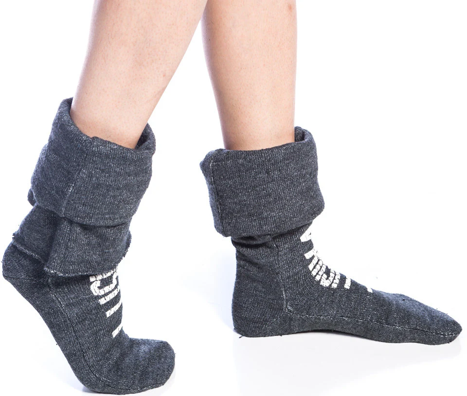 Varsity Fox Sox - Black - Image 5