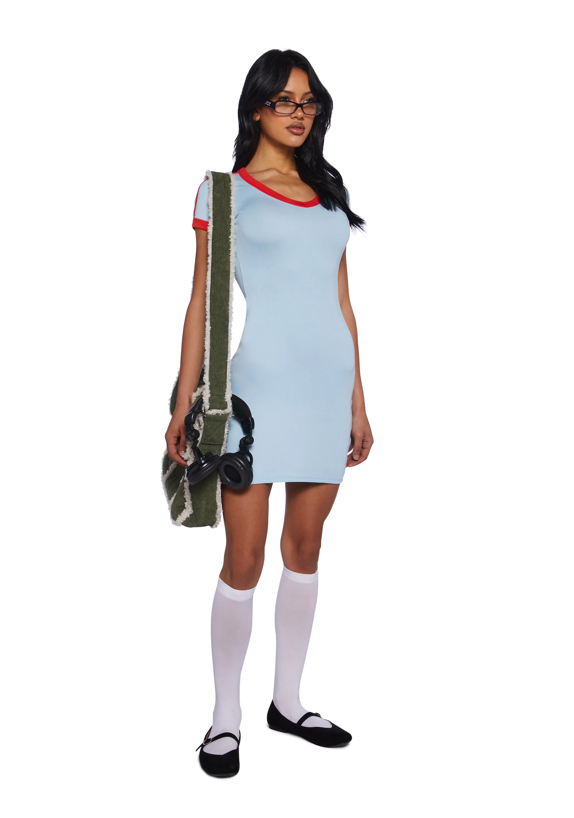 Varsity Vibes Bodycon Dress - Image 2