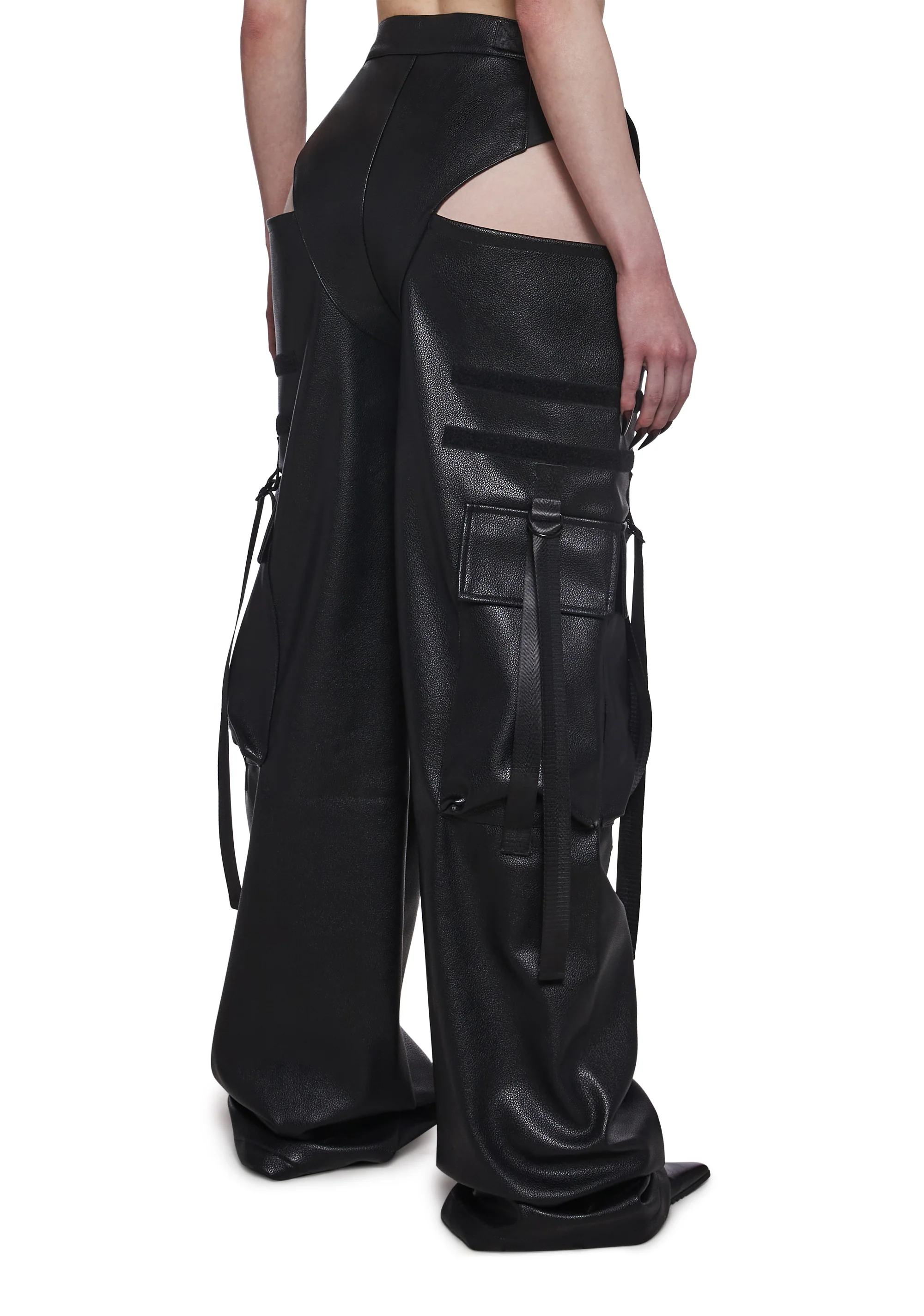 Vegan Leather Panty Trousers - Image 4