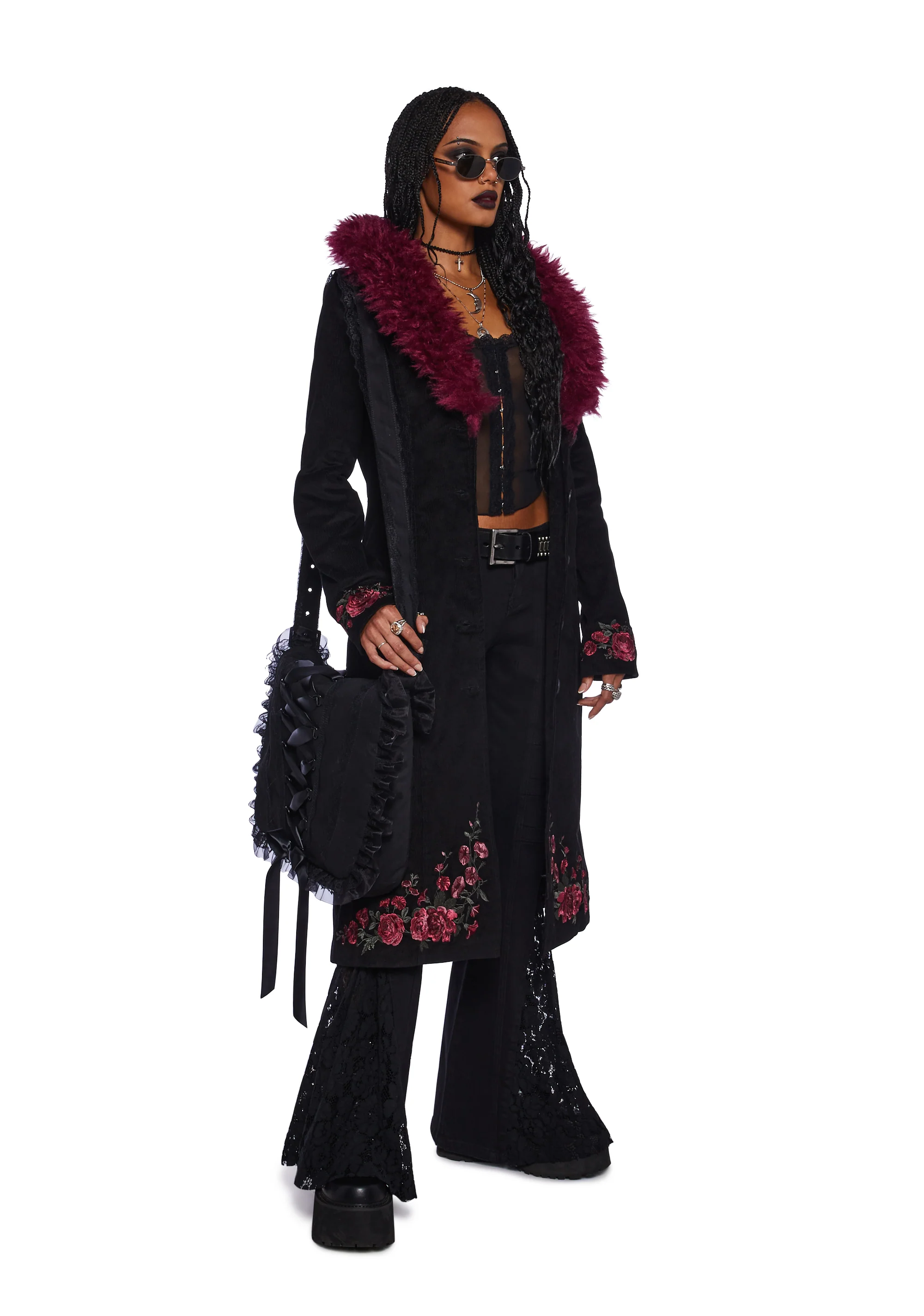 Veiled Candlelight Corduroy Coat - Image 2