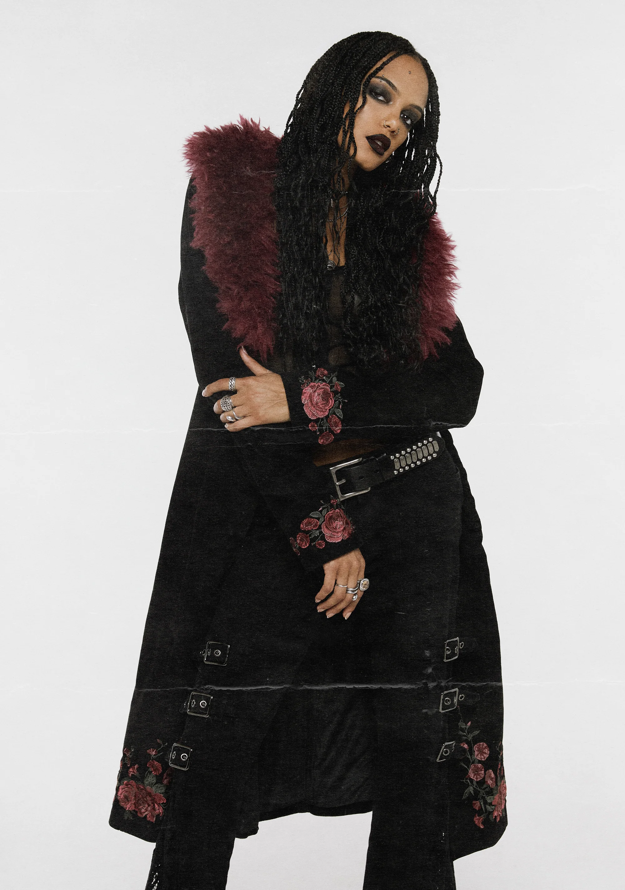 Veiled Candlelight Corduroy Coat - Image 9