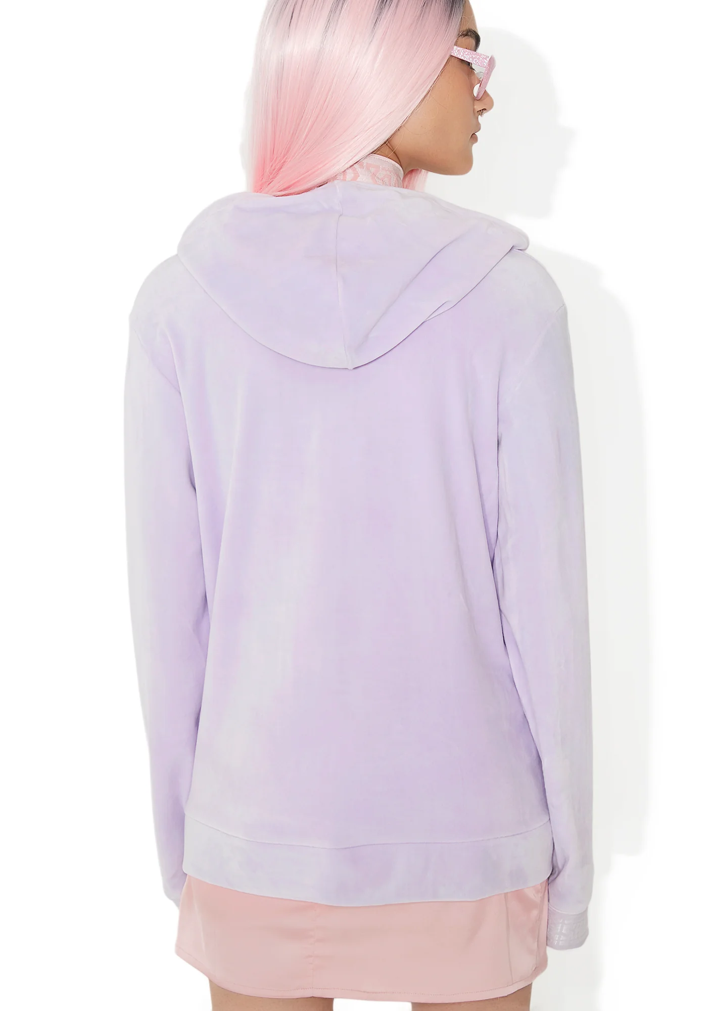 Velour Hooded Sweat - Image 7
