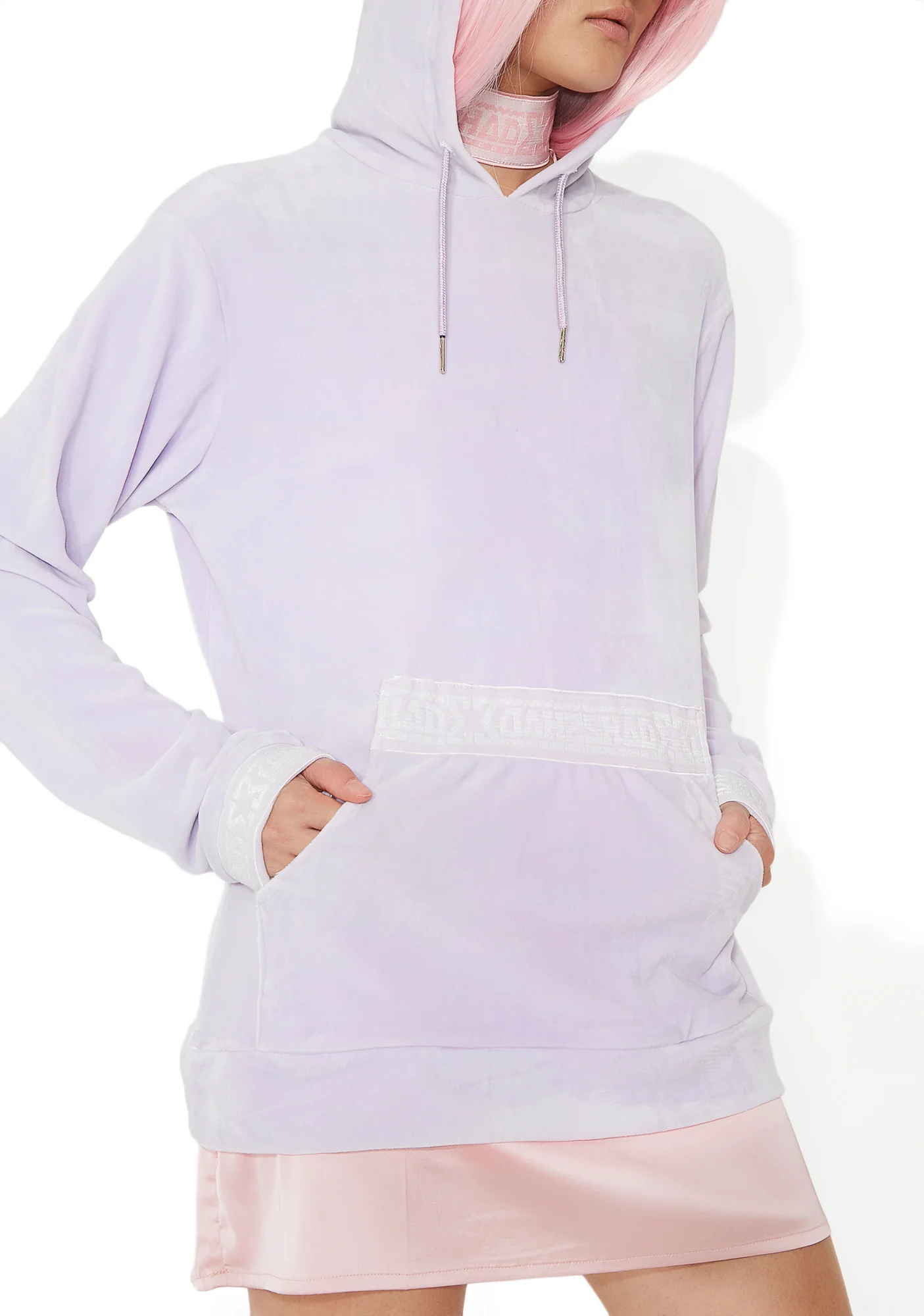 Velour Hooded Sweat - Image 8