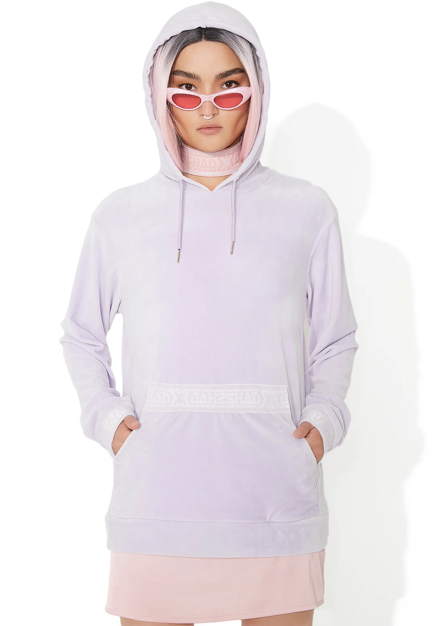 Velour Hooded Sweat - Image 9
