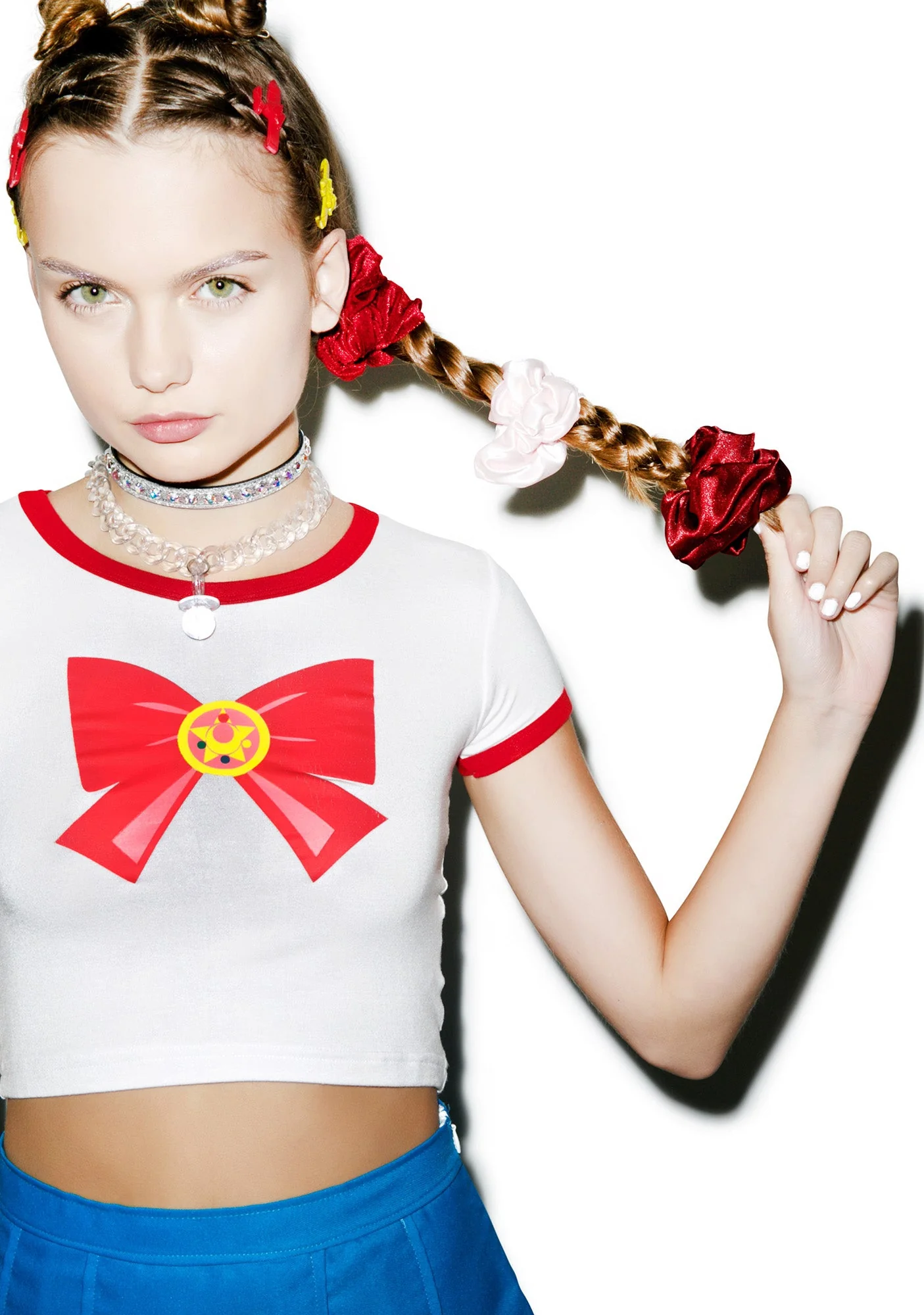 Velvet Barbae Bitch Scrunchie - Purple - Image 13