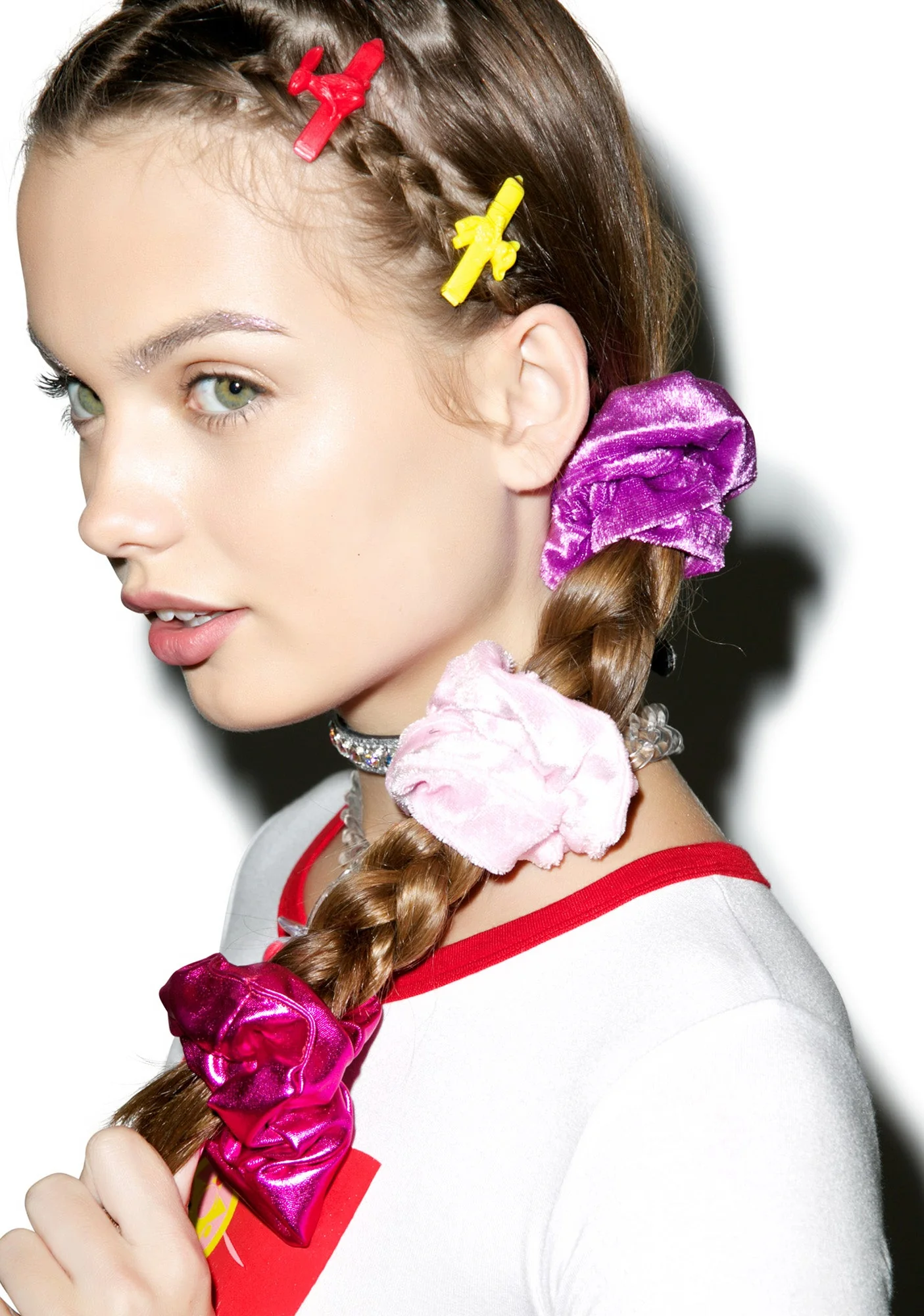 Velvet Barbae Bitch Scrunchie - Purple - Image 8