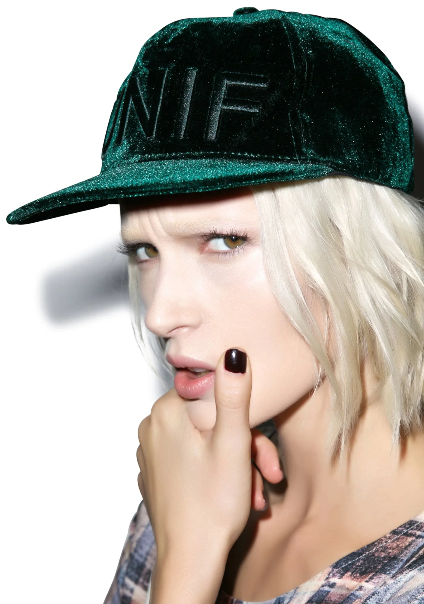 Velvet Hat - Green - Image 15