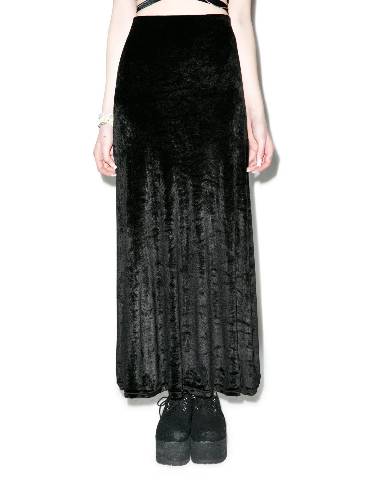 Velvet Underground Maxi Skirt - Black - Image 9