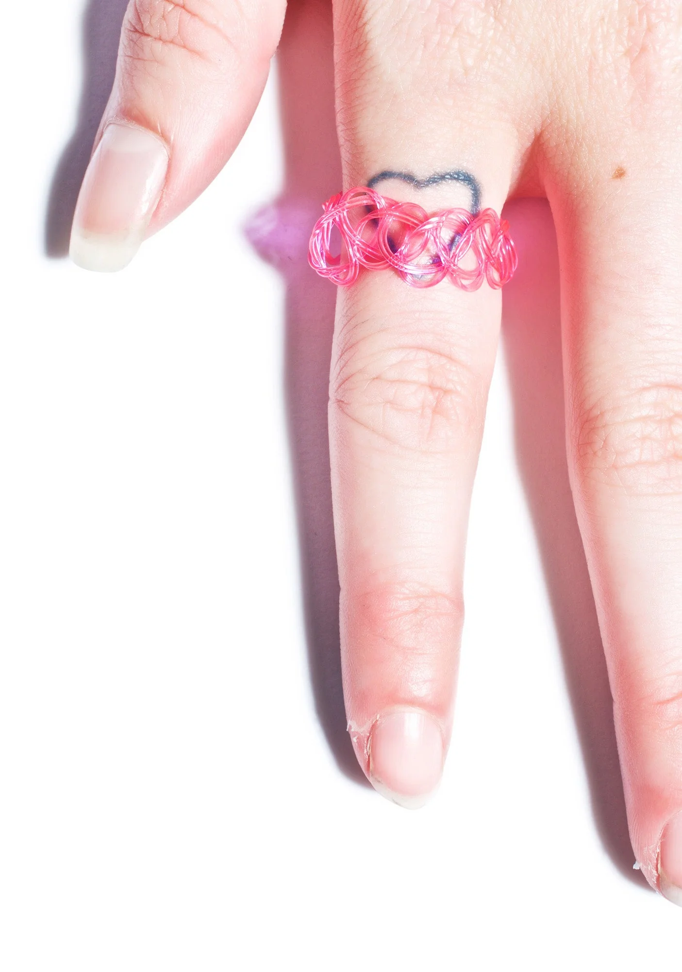 Vending Machine Tattoo Ring - Yellow - Image 5