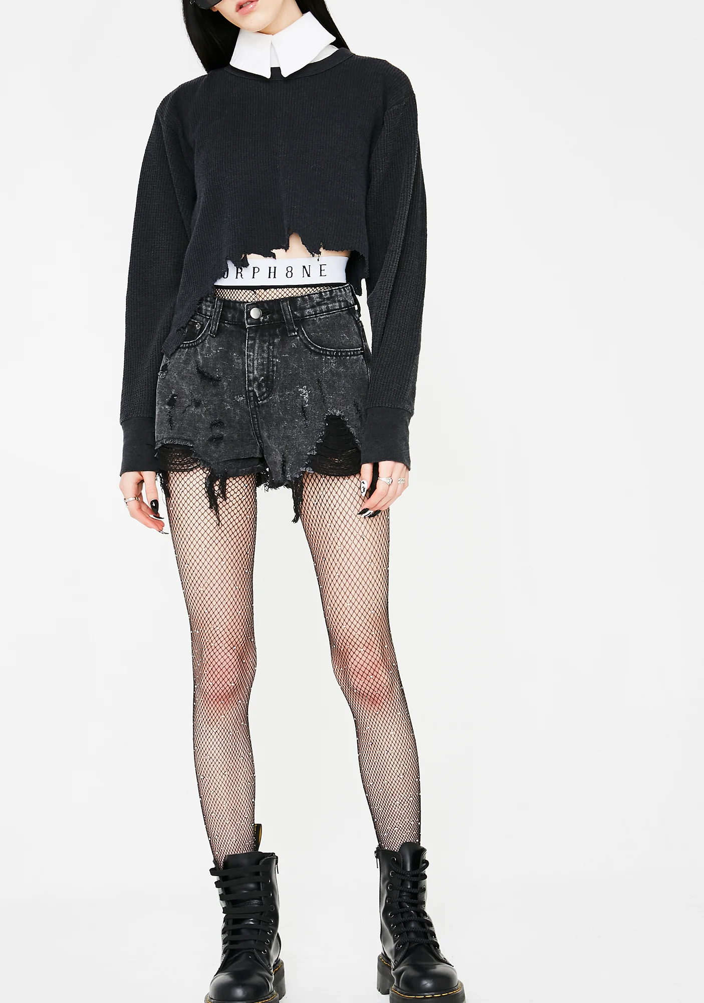Venus Fishnet Leggings - Image 4