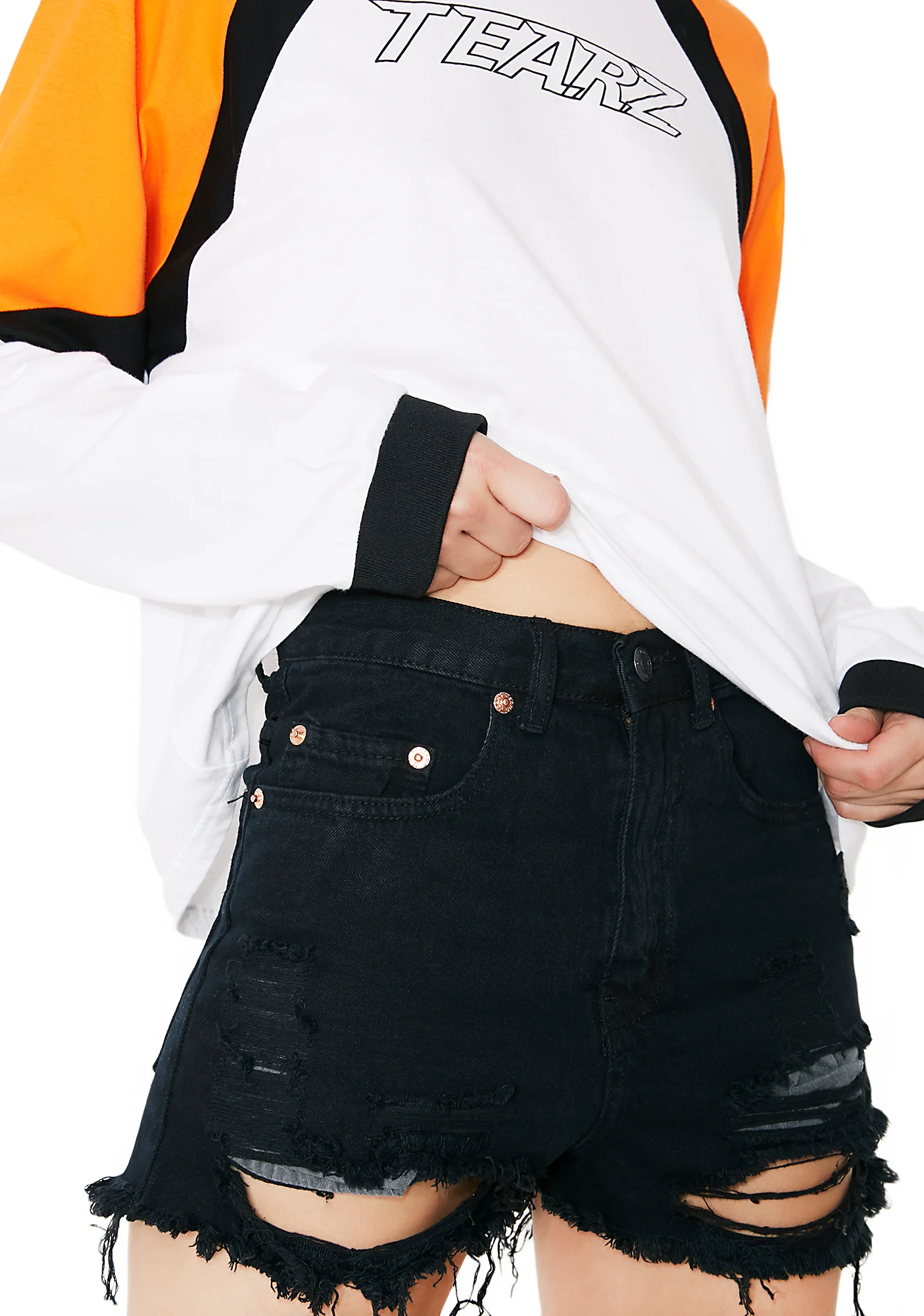 Vice Distressed Shorts - Image 2