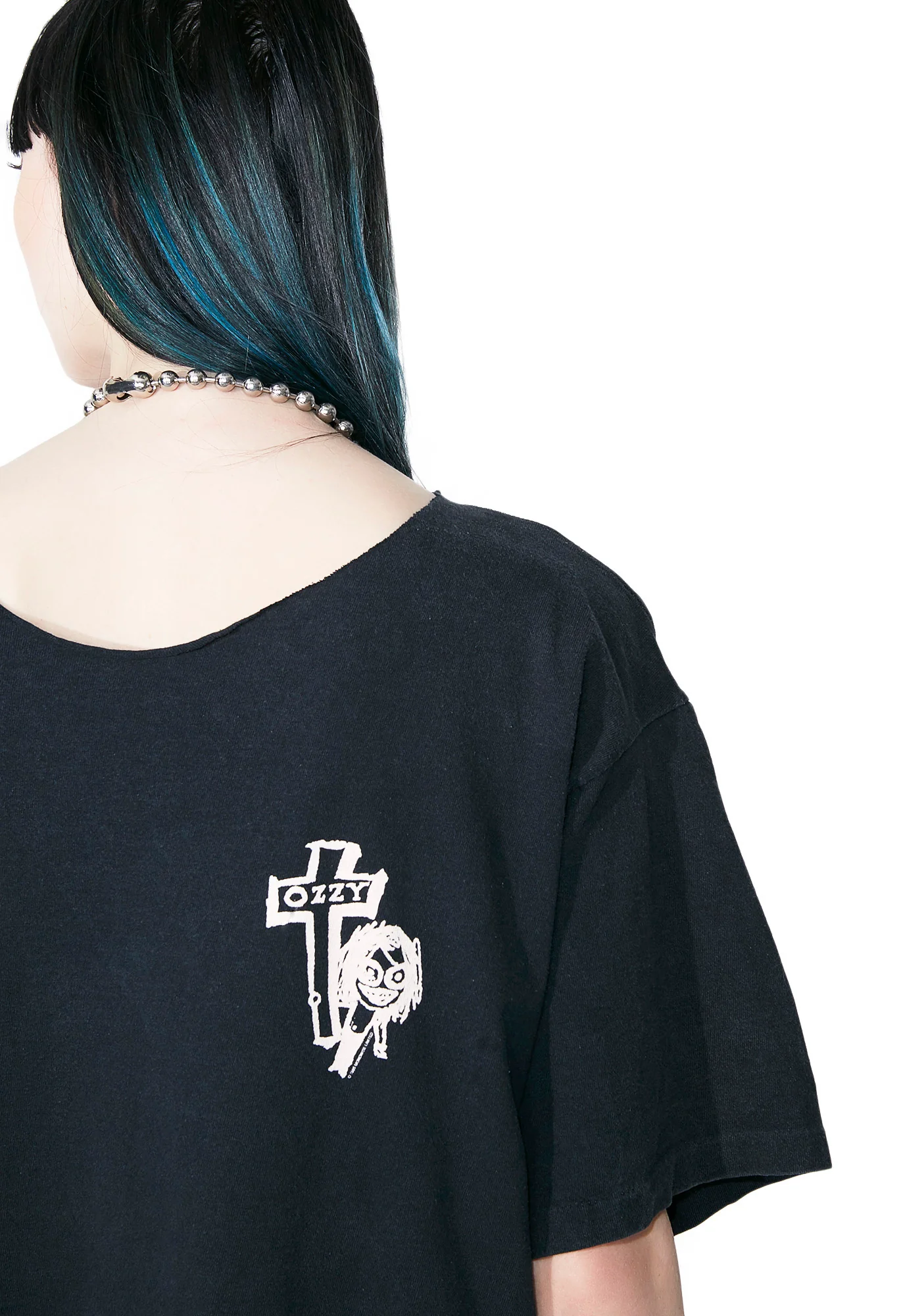 Vintage Ozzy Off-Shoulder Tee - Image 3