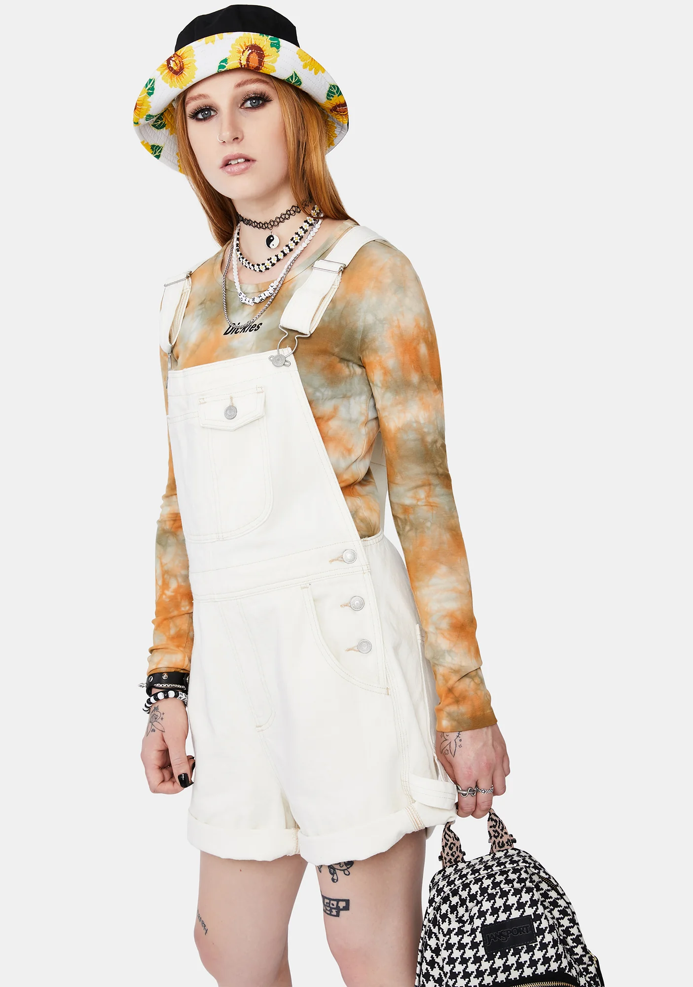 Vintage Utility Denim Shortalls - Image 2
